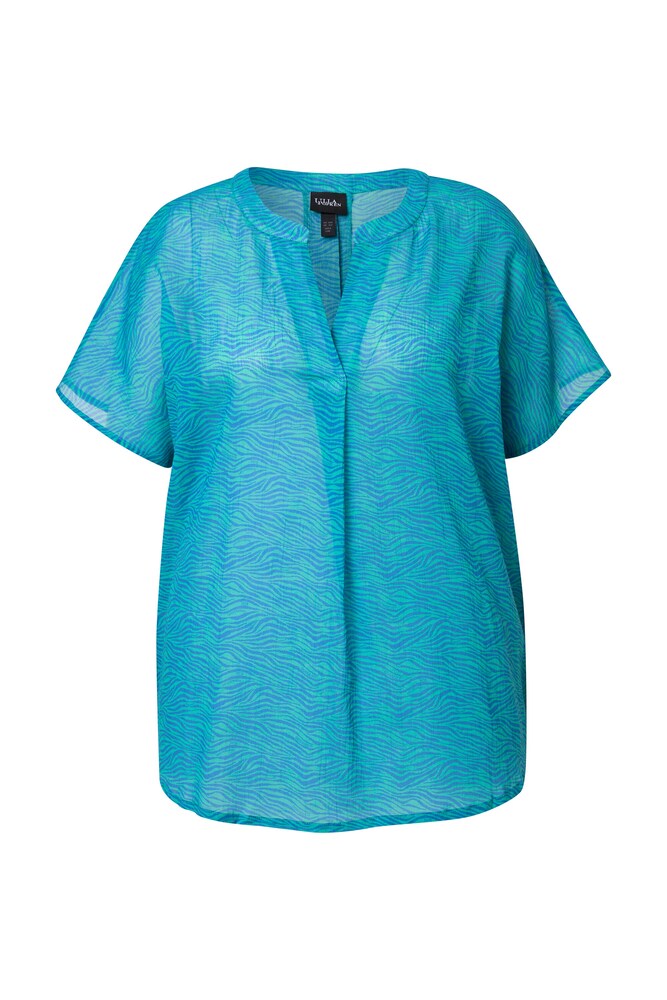 Ulla Popken Tunika Damen Größe 5XL/6XL royalblau