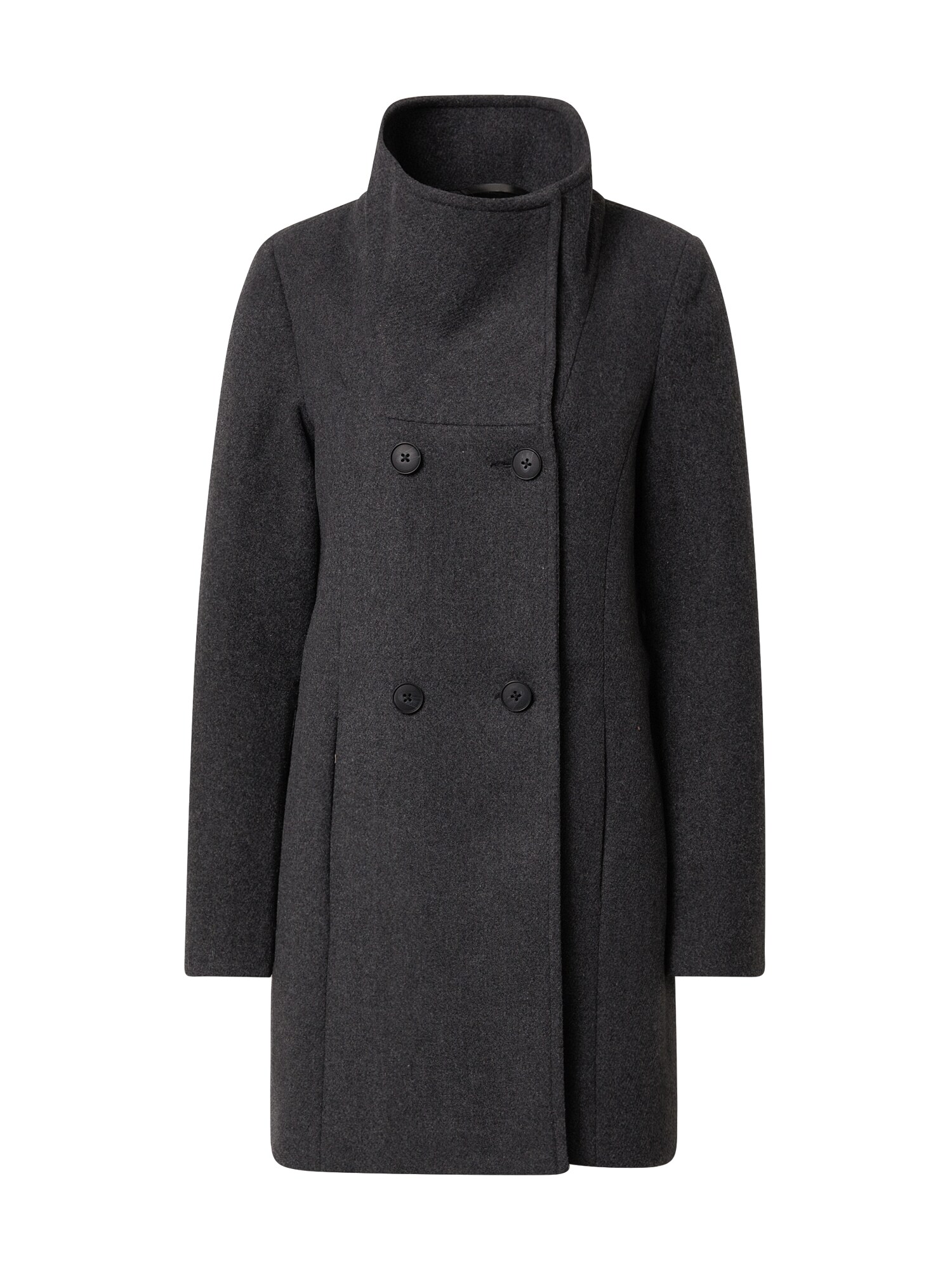 VERO MODA Rudeninis-žieminis paltas 'CLASSLINE'  tamsiai pilka