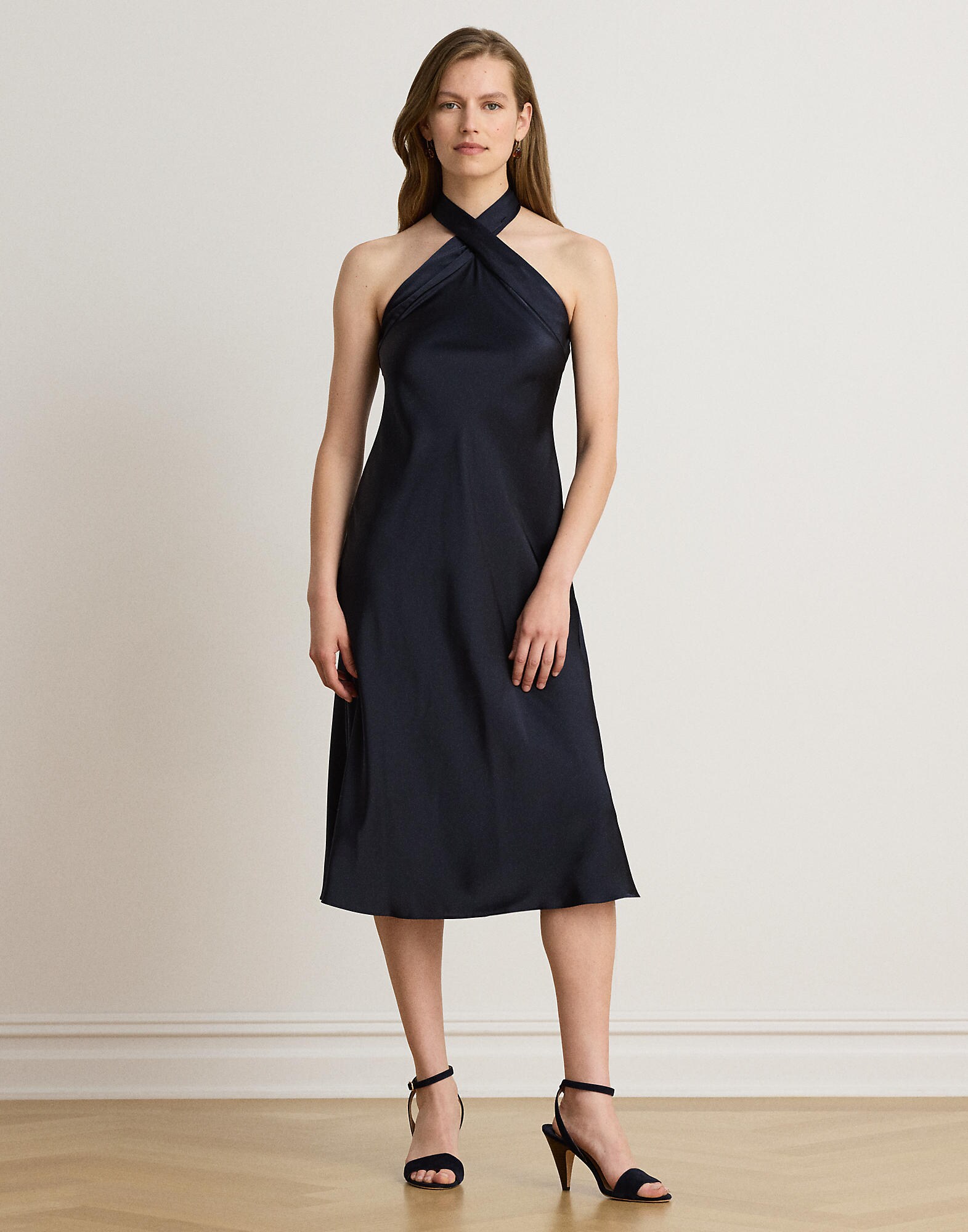 Lauren Ralph Lauren Vestido de gala  azul – imagen 4