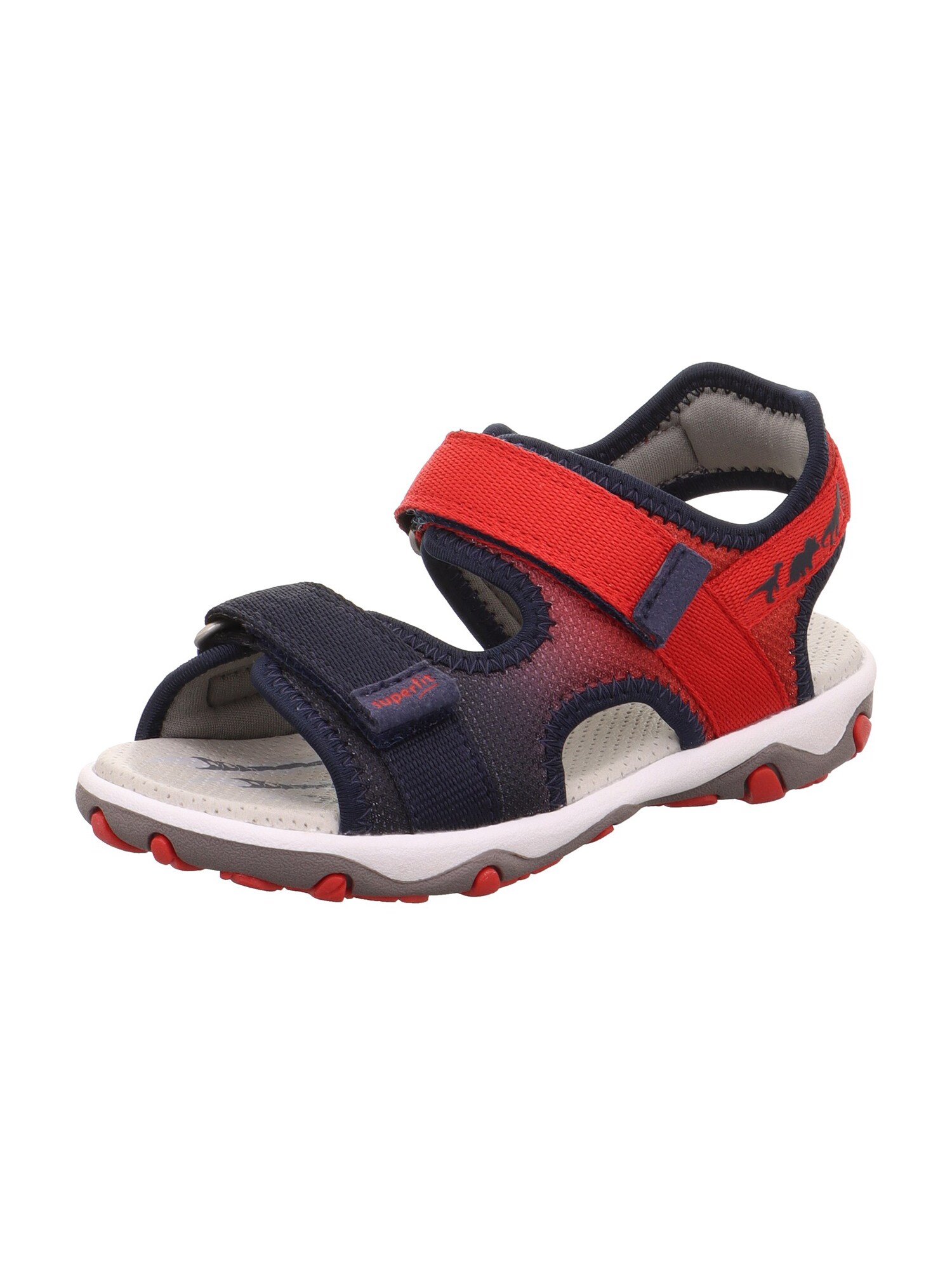 SUPERFIT Pantofi deschiși MIKE 3.0  albastru noapte / roșu