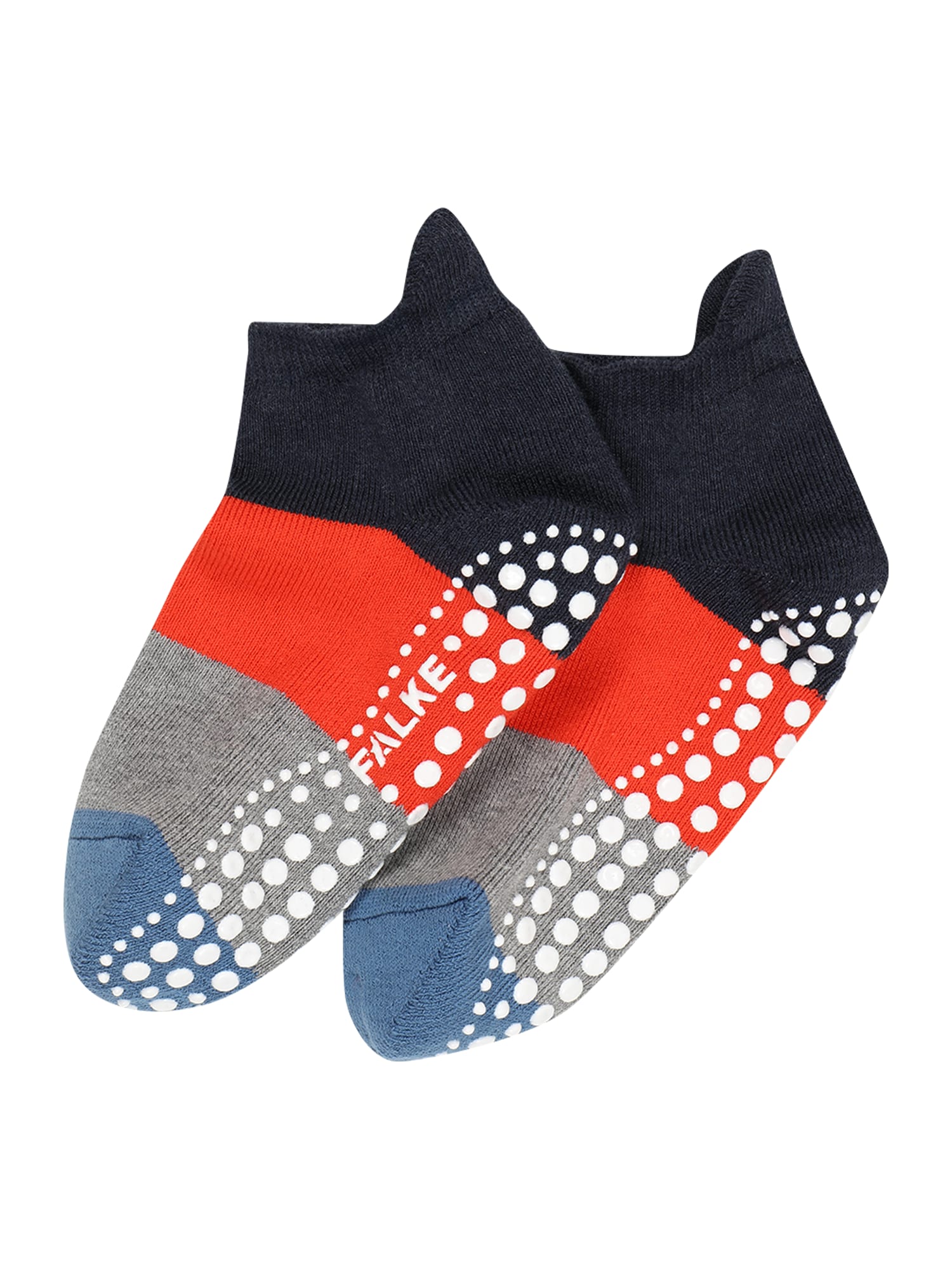FALKE Čarape 'Catspads'  golublje plava / siva / crvena / crna