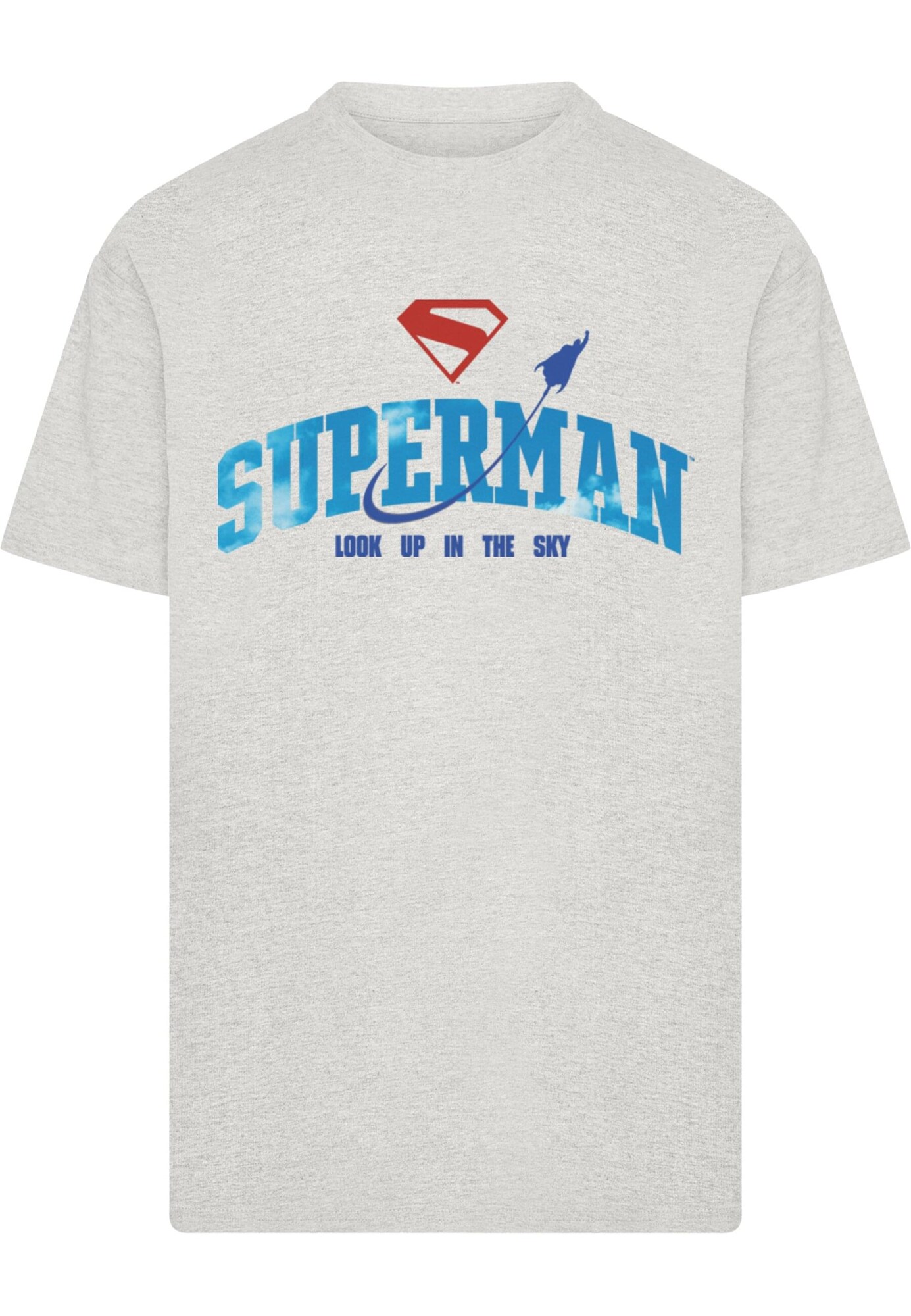 Thumbnail - ABSOLUTE CULT Superman Look Up In The Sky Heavy Oversize Tee
