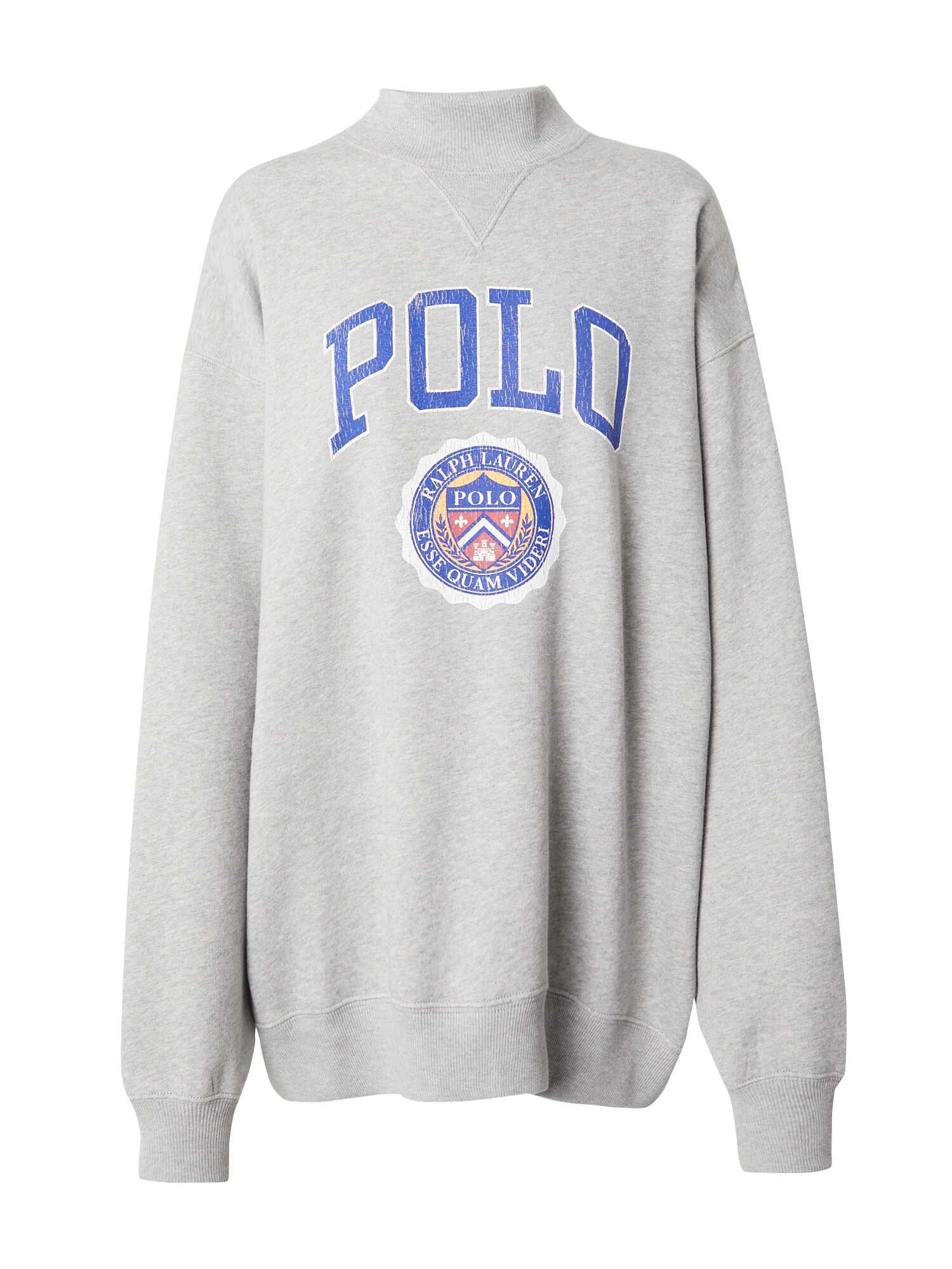 Polo Ralph Lauren Mikina  modrá / sivá melírovaná / svetlooranžová / biela