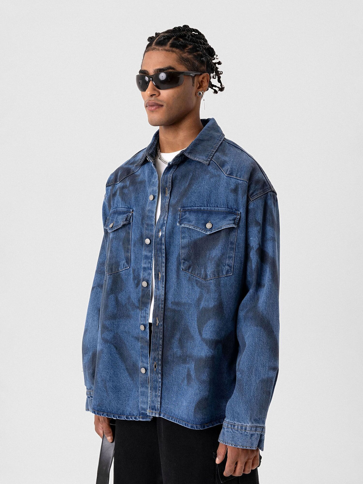 Dandalo Prechodná bunda námornícka modrá / modrá denim (obrázok 3)