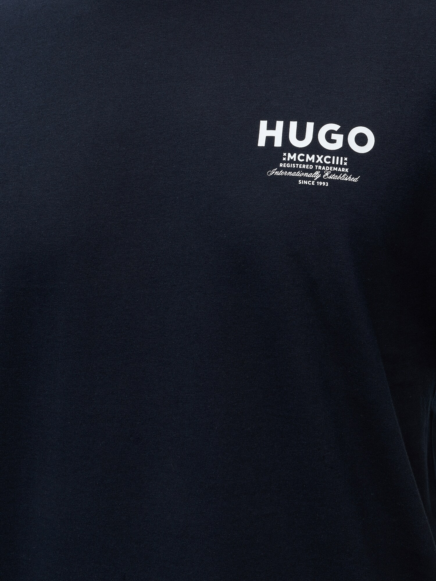 Hugo Blue Camiseta con logo estampado 50572740-405 – imagen 2