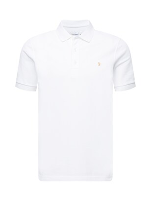 Farah Shirt ‘BLANES’ Geel / Wit