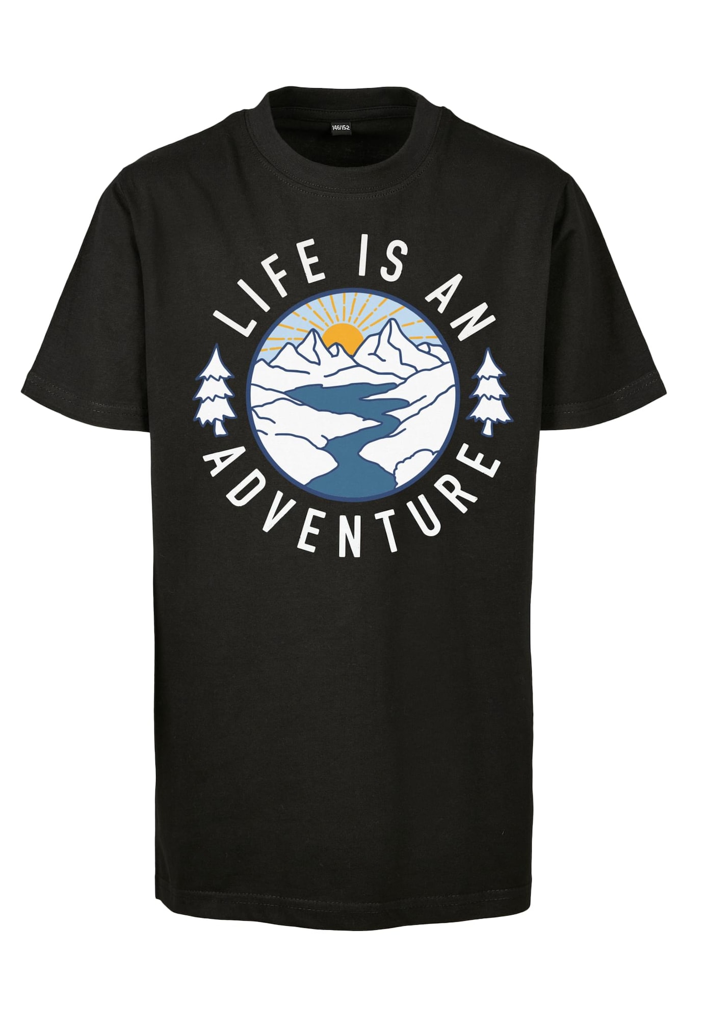 Mister Tee Kids Marškinėliai 'Life Is An Adventure' mišrios spalvos / juoda