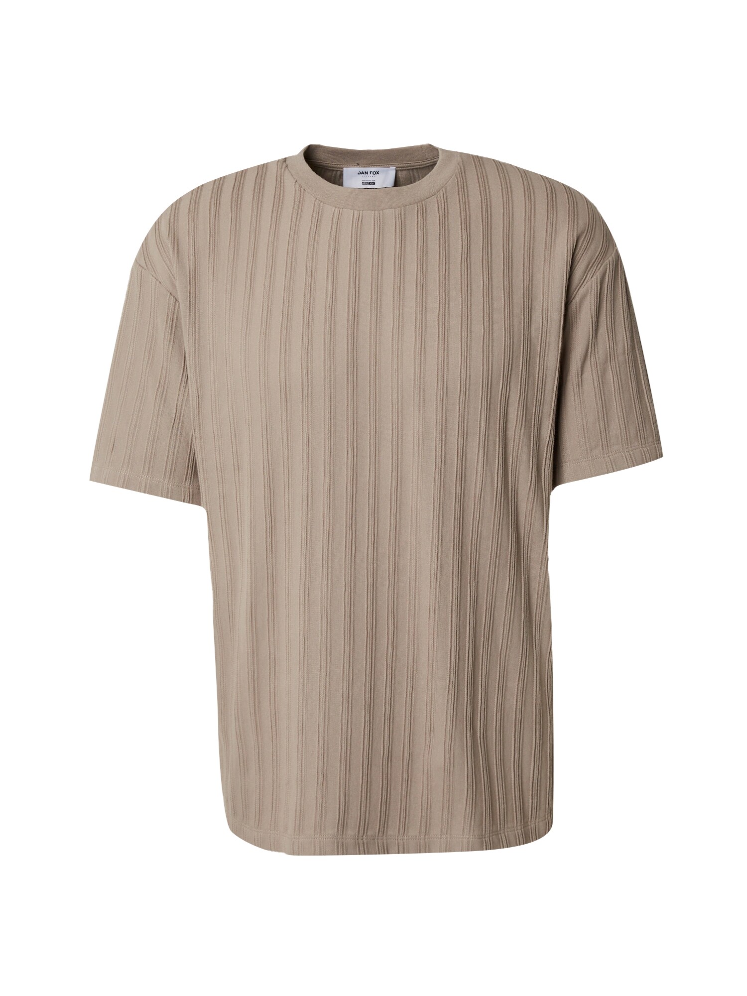 DAN FOX APPAREL Póló 'Jonte'  taupe akciós termékkép 1
