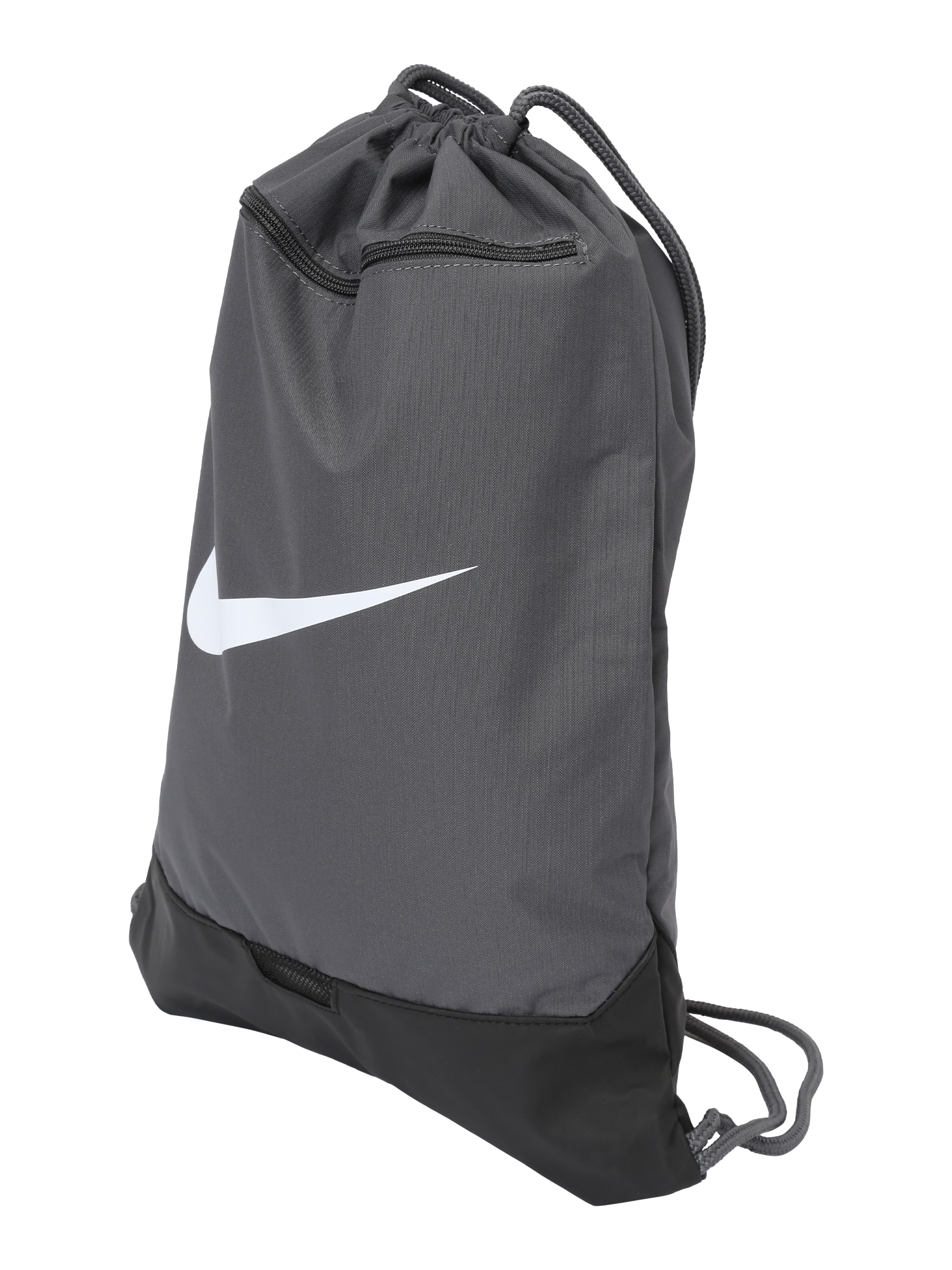 NIKE Sac pentru sport Brasilia  gri închis / negru / alb