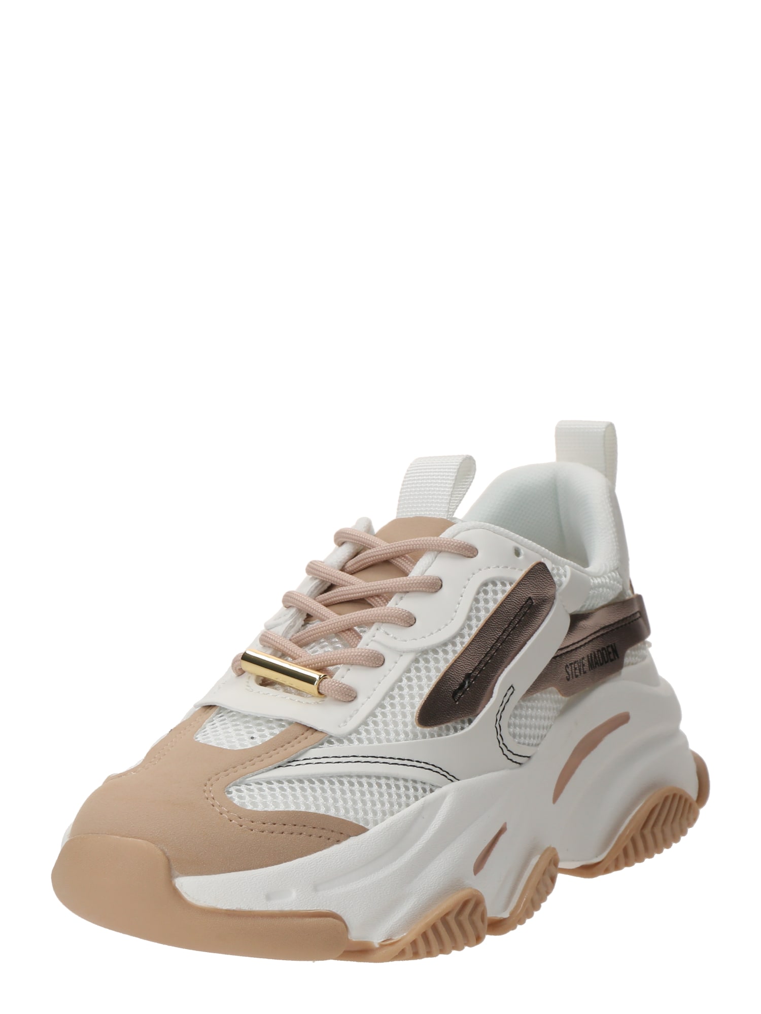 STEVE MADDEN Rövid szárú sportcipők 'Possession'  bézs / bronz / fehér akciós termékkép 1