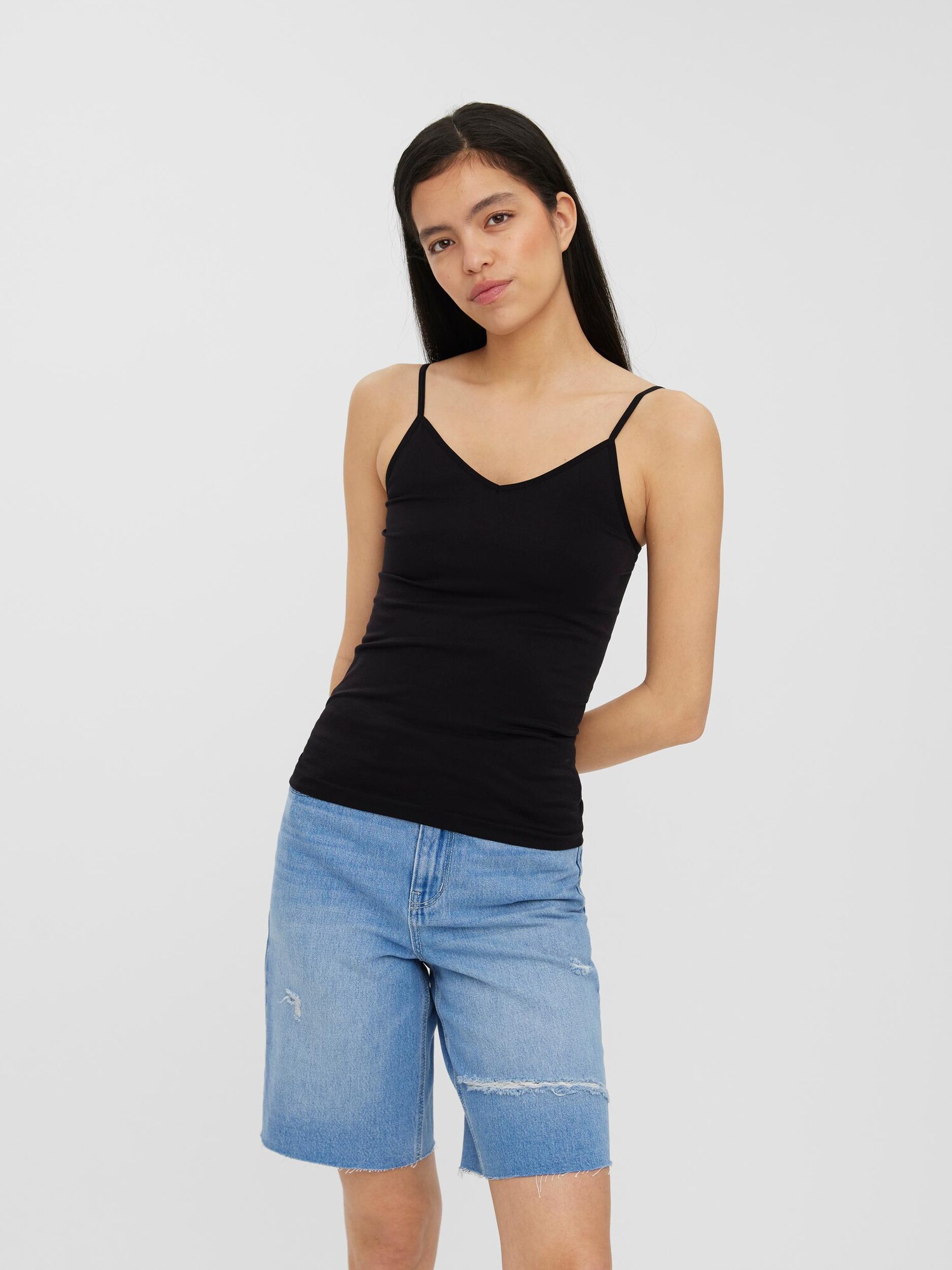 VERO MODA Top 'Jackie'  fekete termék 2. képe