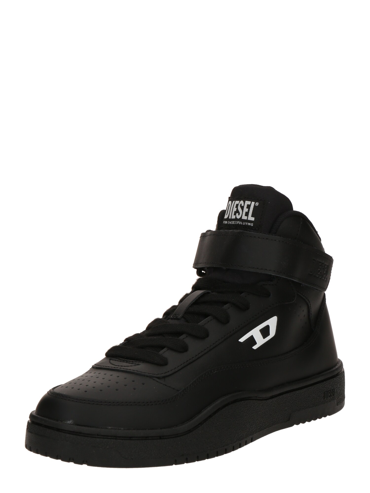 DIESEL Sneaker înalt S-TRACKER-D  negru / alb