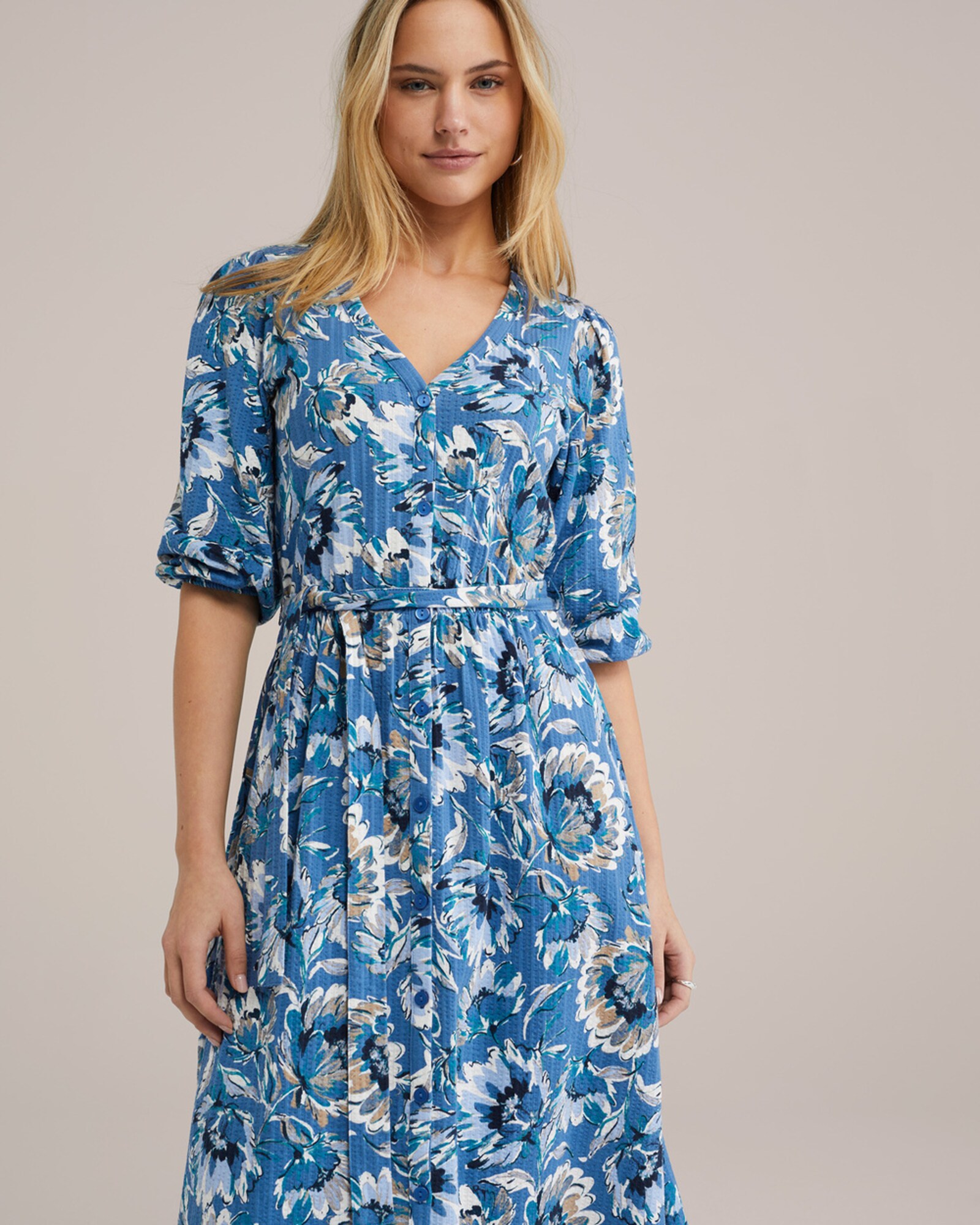 WE Fashion Ingruhák  kék / tengerészkék / kő / fehér termék 2. képe