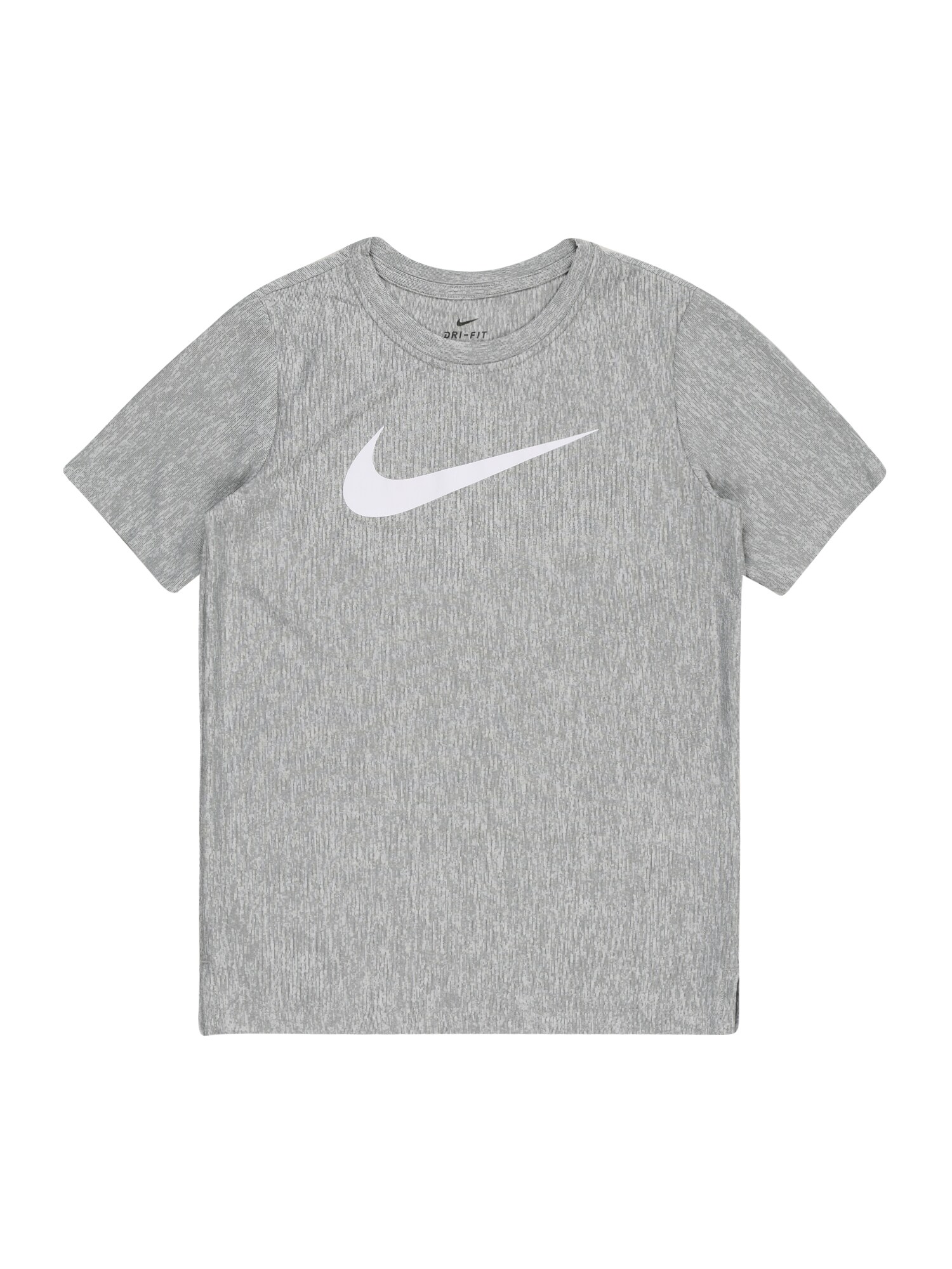 NIKE Sportiniai marškinėliai  margai pilka / balta
