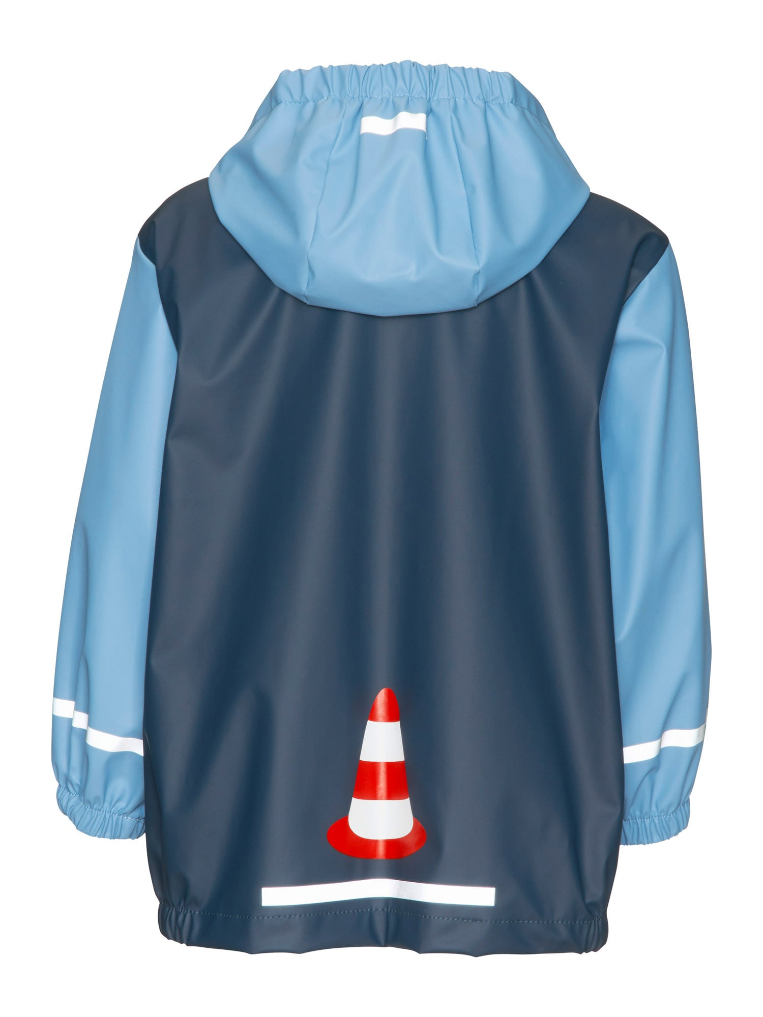 PLAYSHOES Átmeneti dzseki 'Baustelle'  tengerészkék / világoskék / narancs / piros / fehér termék 2. képe
