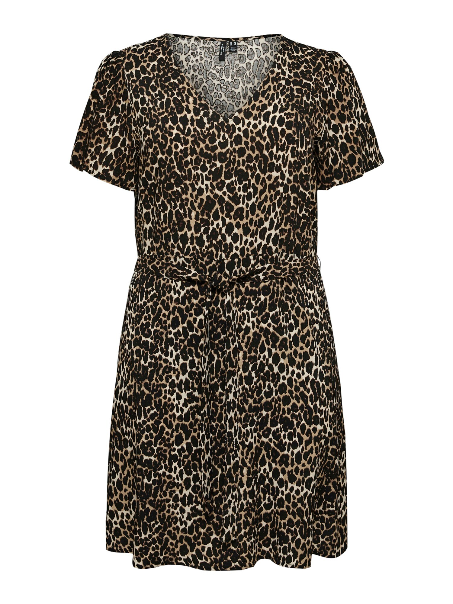 Vero Moda Curve Rochie 'VMCEASY JOY'  fildeş / alb kitt / negru