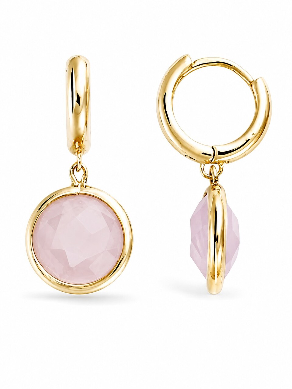 Örhängen 'Rosé Halo'