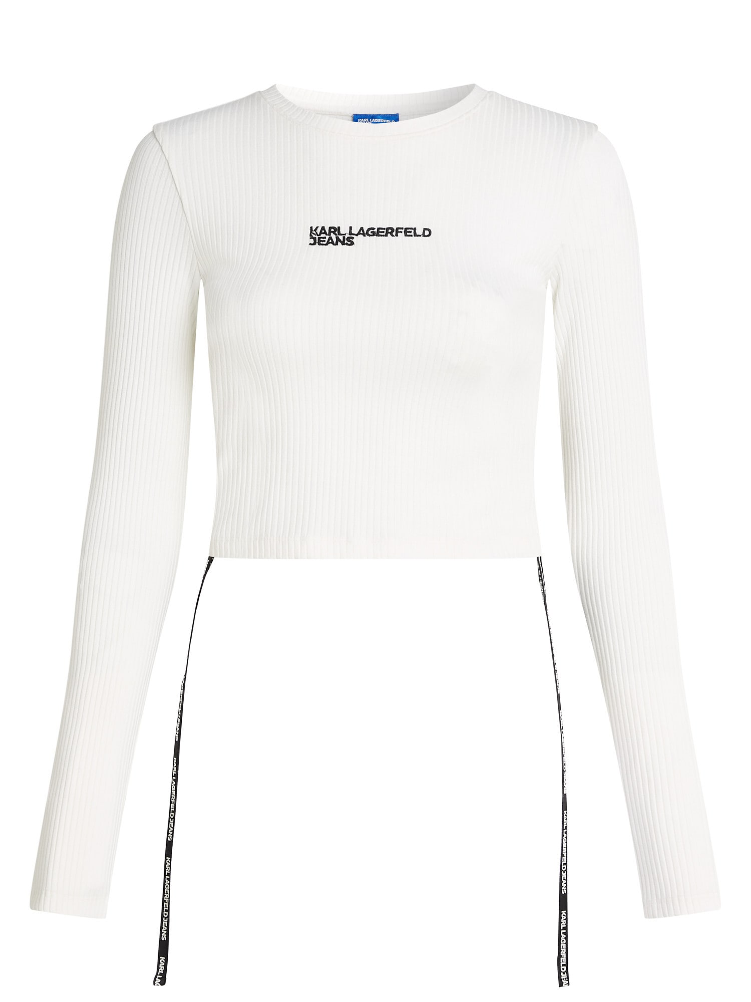KARL LAGERFELD JEANS Tricou  negru / alb
