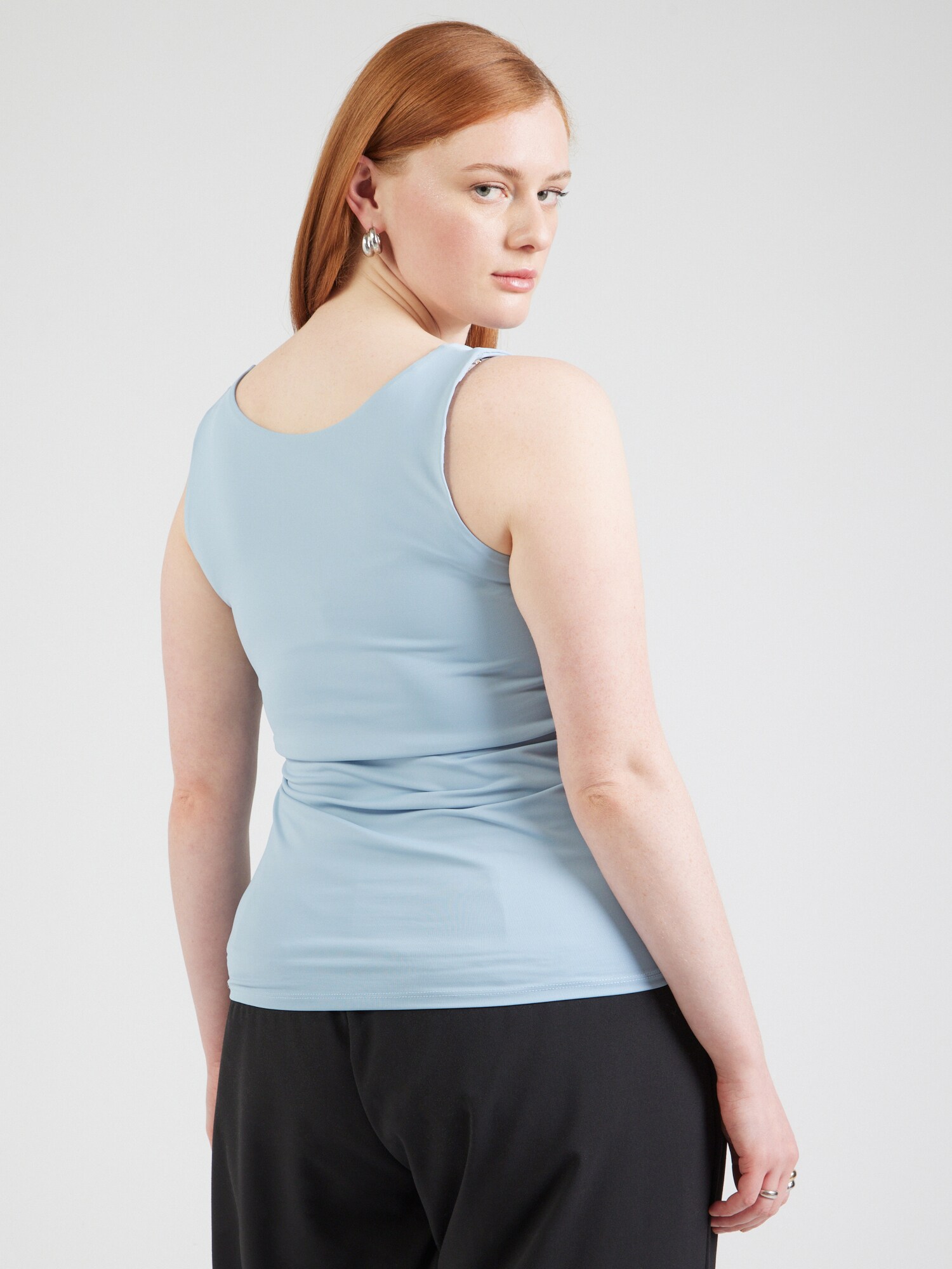 ONLY Carmakoma Top 'CAREA' svetlomodrá (obrázok 4)