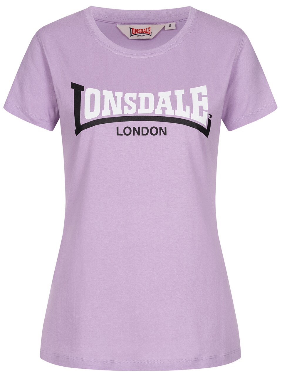 T-shirt 'Achnavast' lila / svart