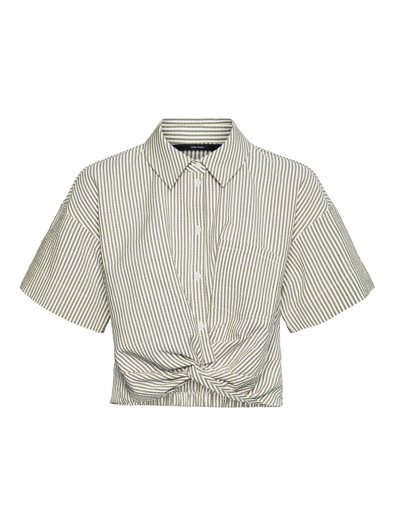 Vero Moda VERO MODA Bluse 'Oca' grün / khaki