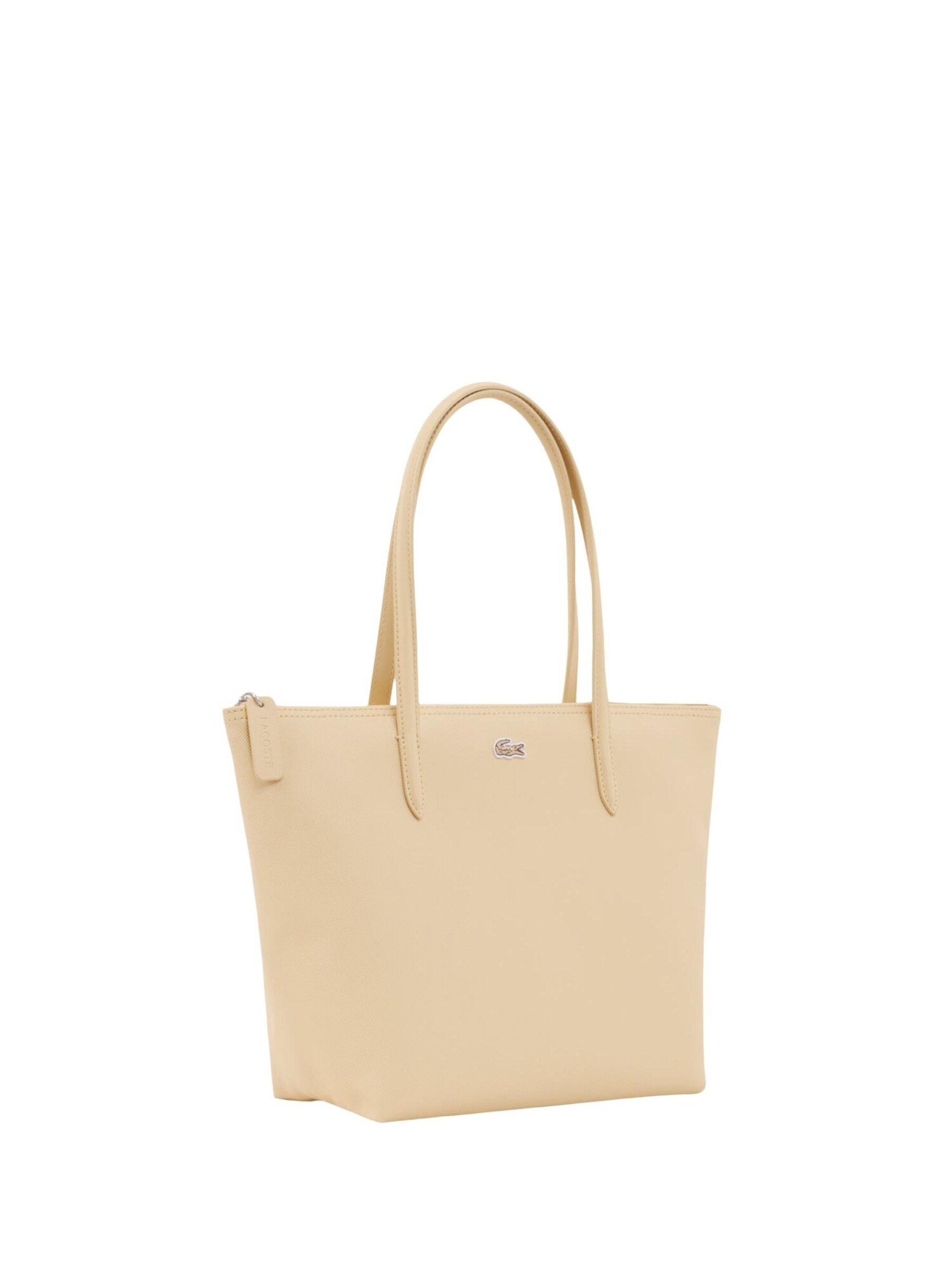 LACOSTE Shopper 'Lacoste Sac Cabas / Shopping Femme L.12.12 Concept Jaune/Beige NF2037PK'  beige