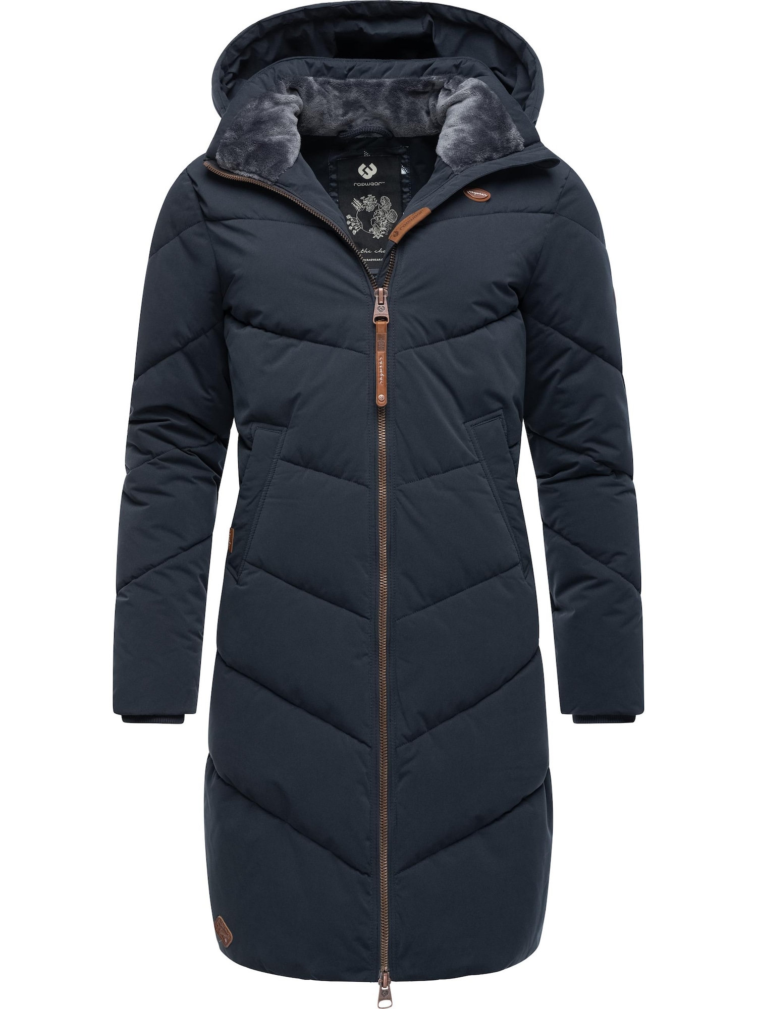 Ragwear Palton de iarnă Rebelka  albastru marin