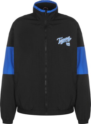 Tommy Jeans Tussenjas Blauw / Zwart / Wit