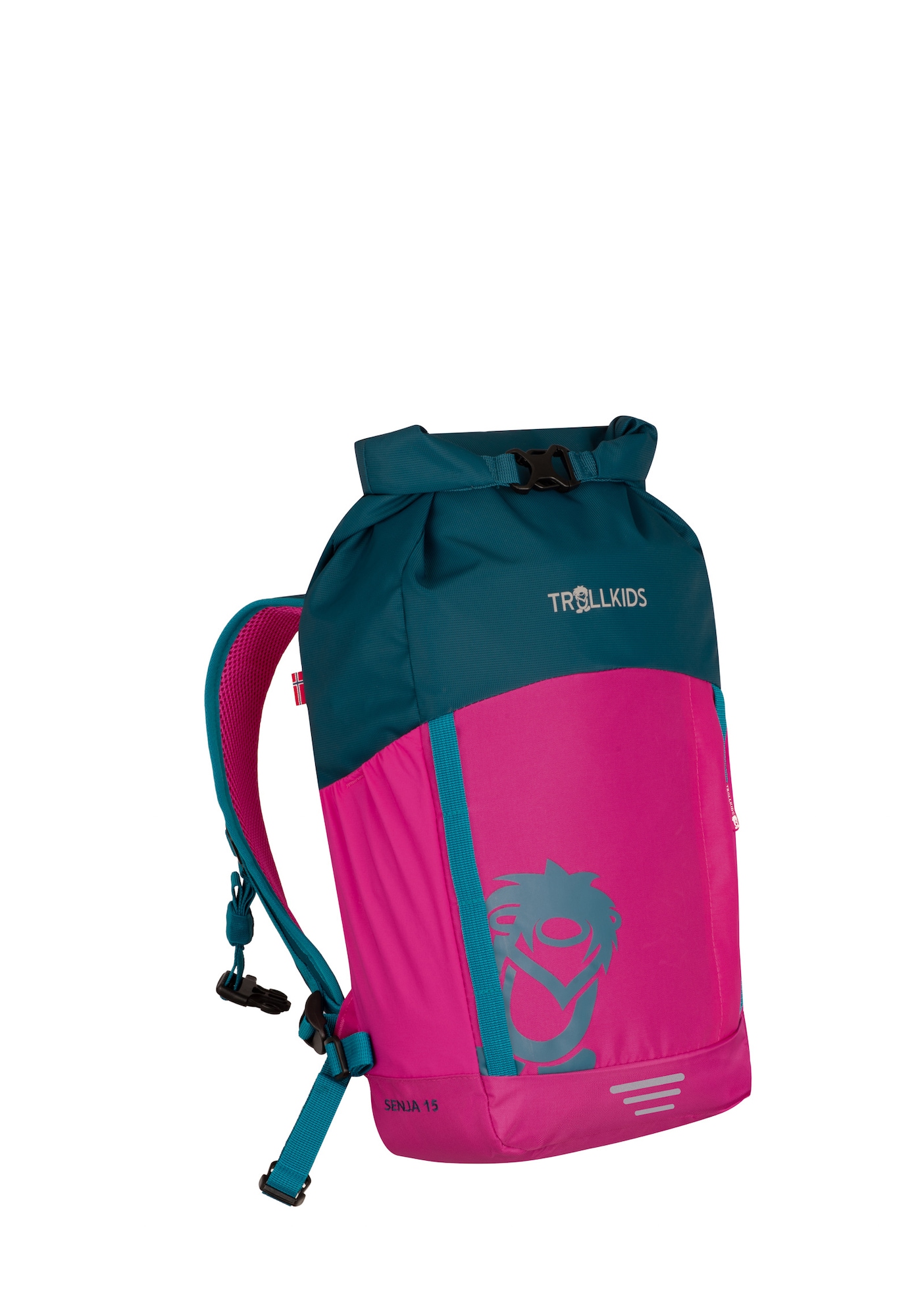 TROLLKIDS Rucsac Senja bleumarin / safir / roz