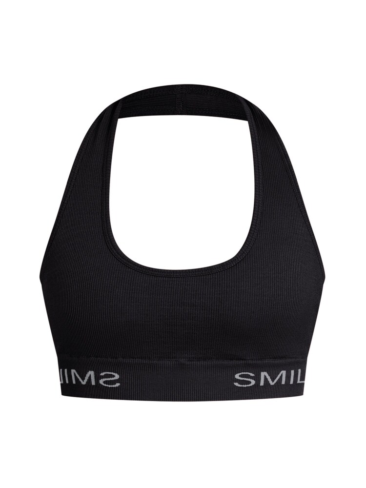 Smilodox Sport-BH 'Azura' Damen Größe XS grau / schwarz