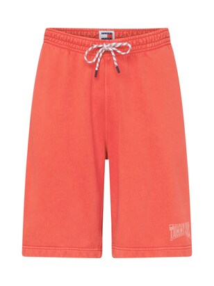 Tommy Jeans Broek Lichtrood / Offwhite