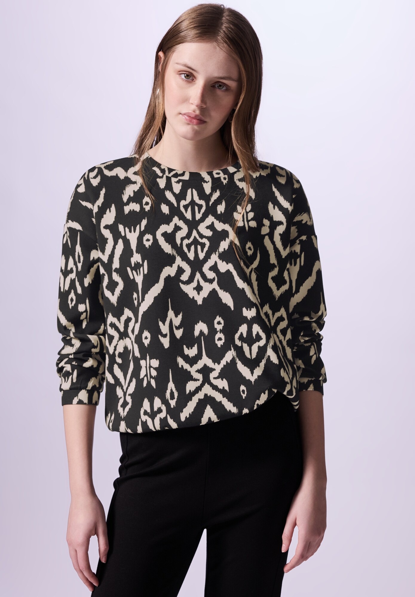 Thumbnail - Street One Studio Gemustertes Silk-Look Shirt