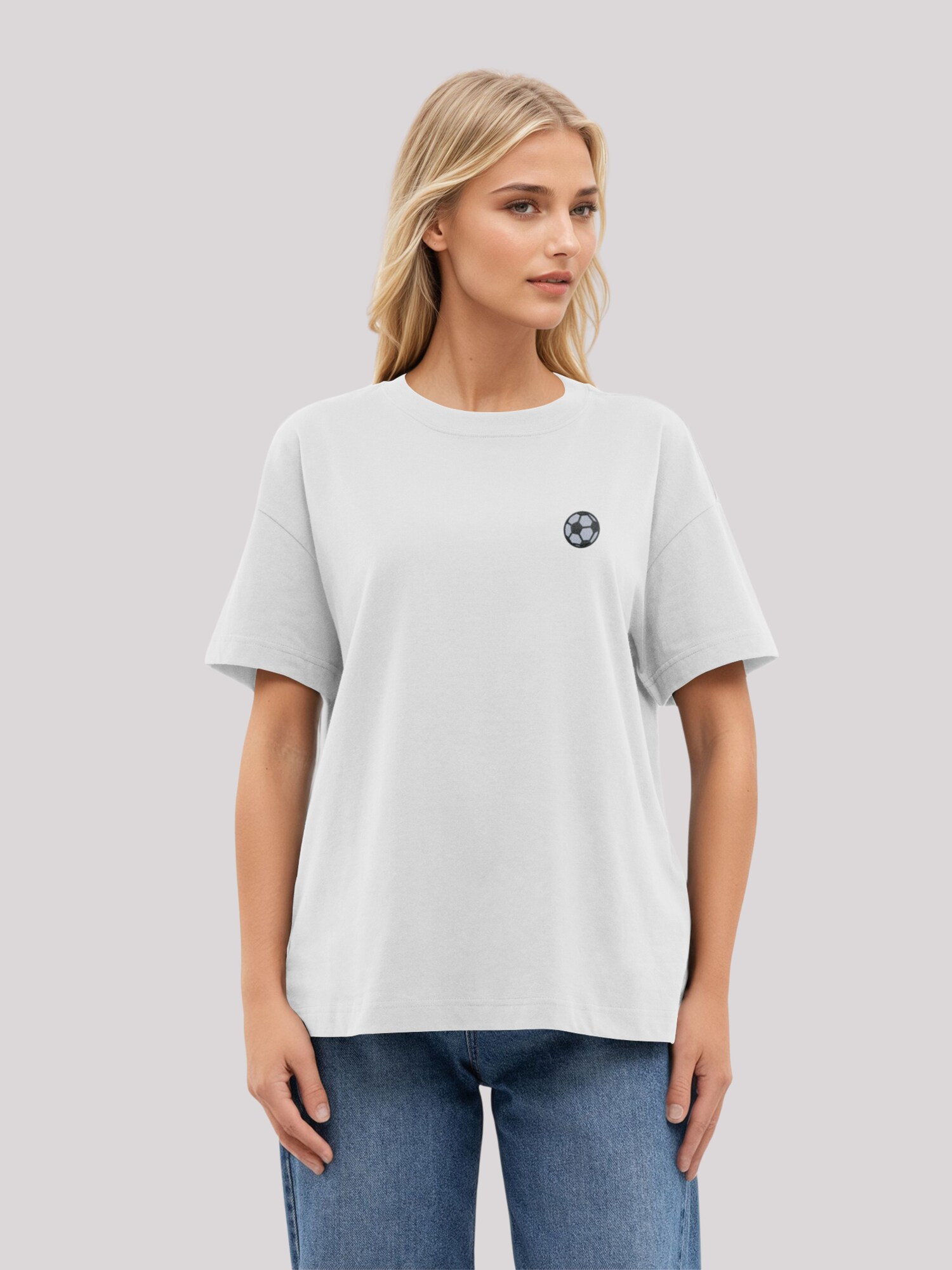 Thumbnail - F4NT4STIC T-Shirt Soccer Bestickt