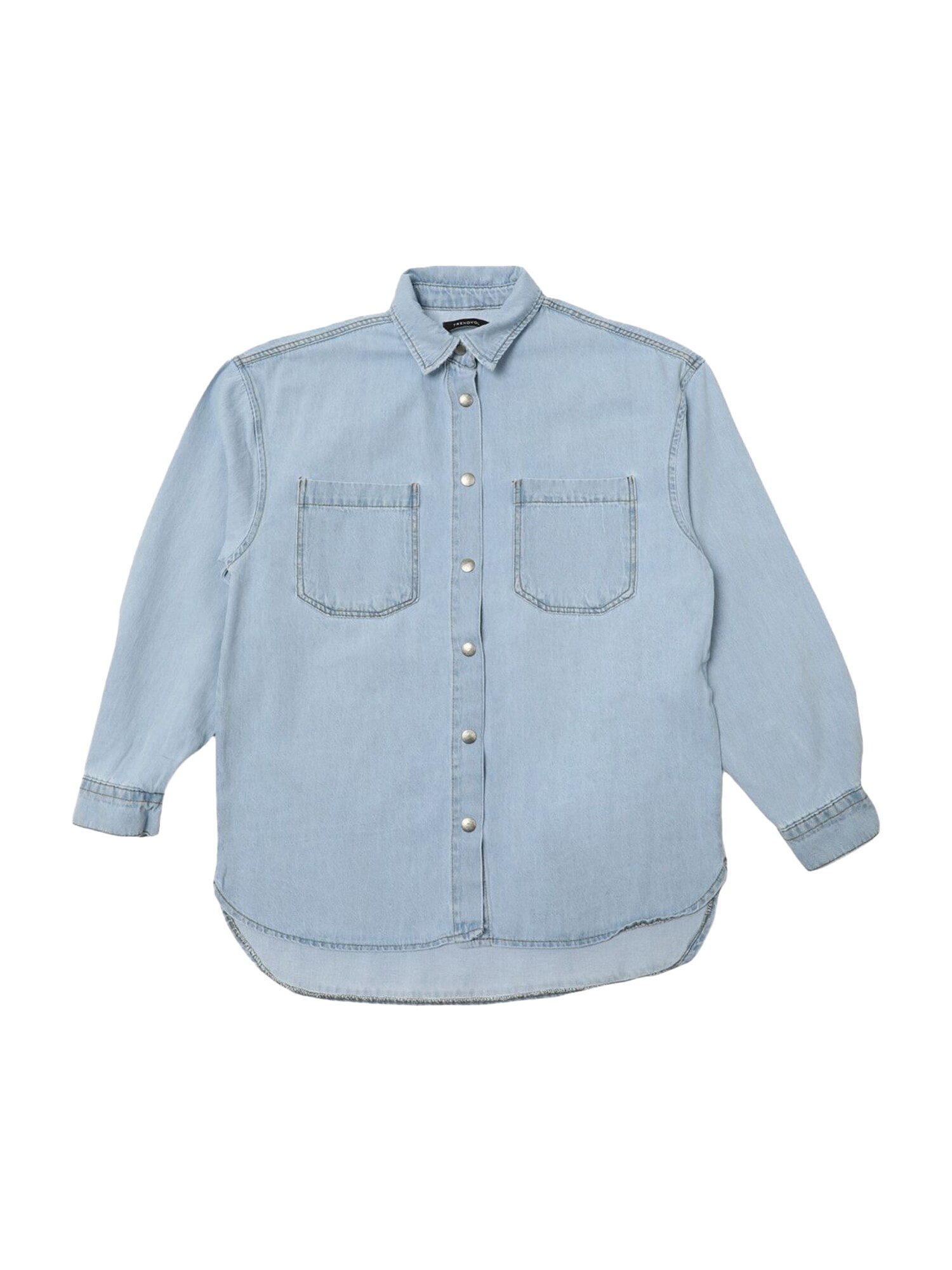 Trendyol Prechodná bunda modrá denim