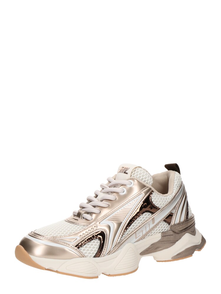 STEVE MADDEN Sneaker 'Speedster-E' Damen Größe 37 creme / gold / silber
