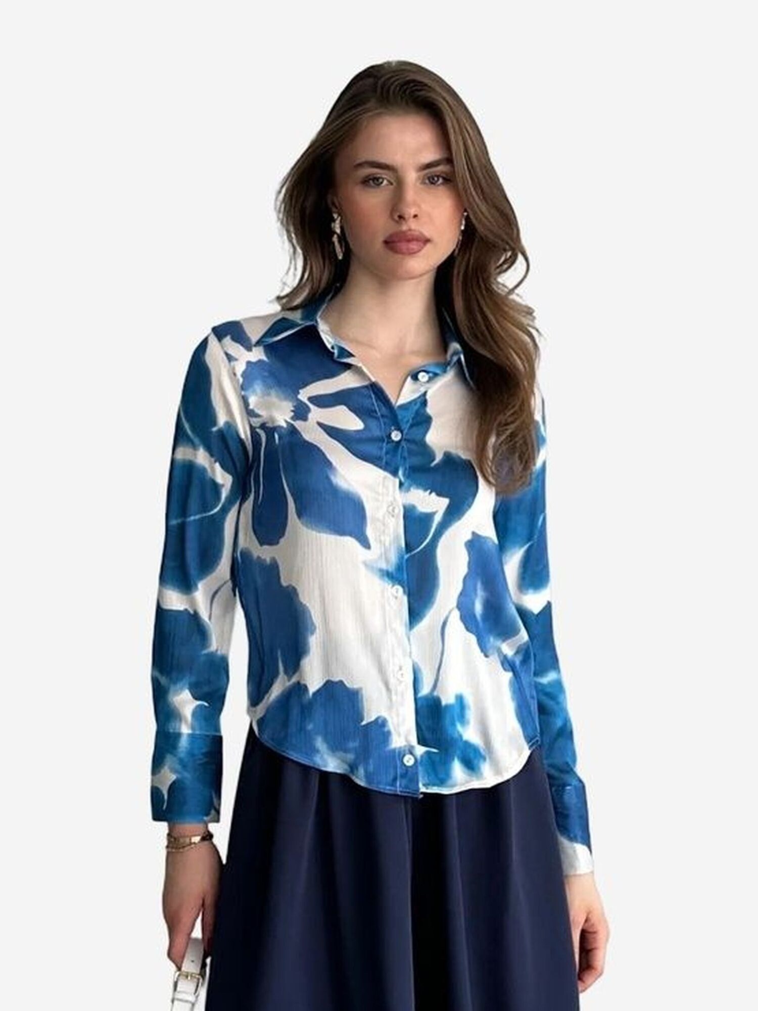 My fashion Bluza 'Hemden' cijan plava