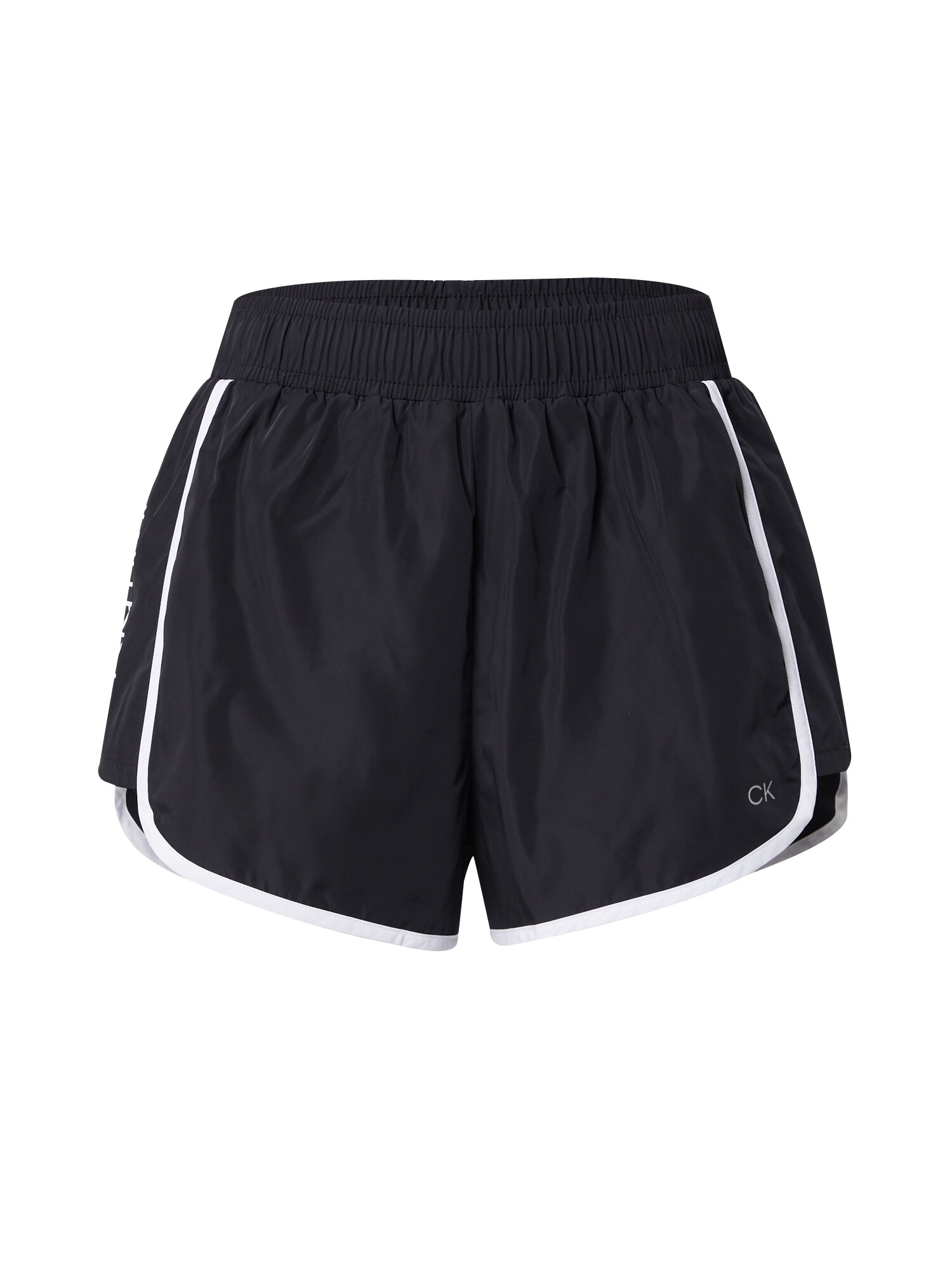 Calvin Klein Sport Calças de desporto  preto / branco