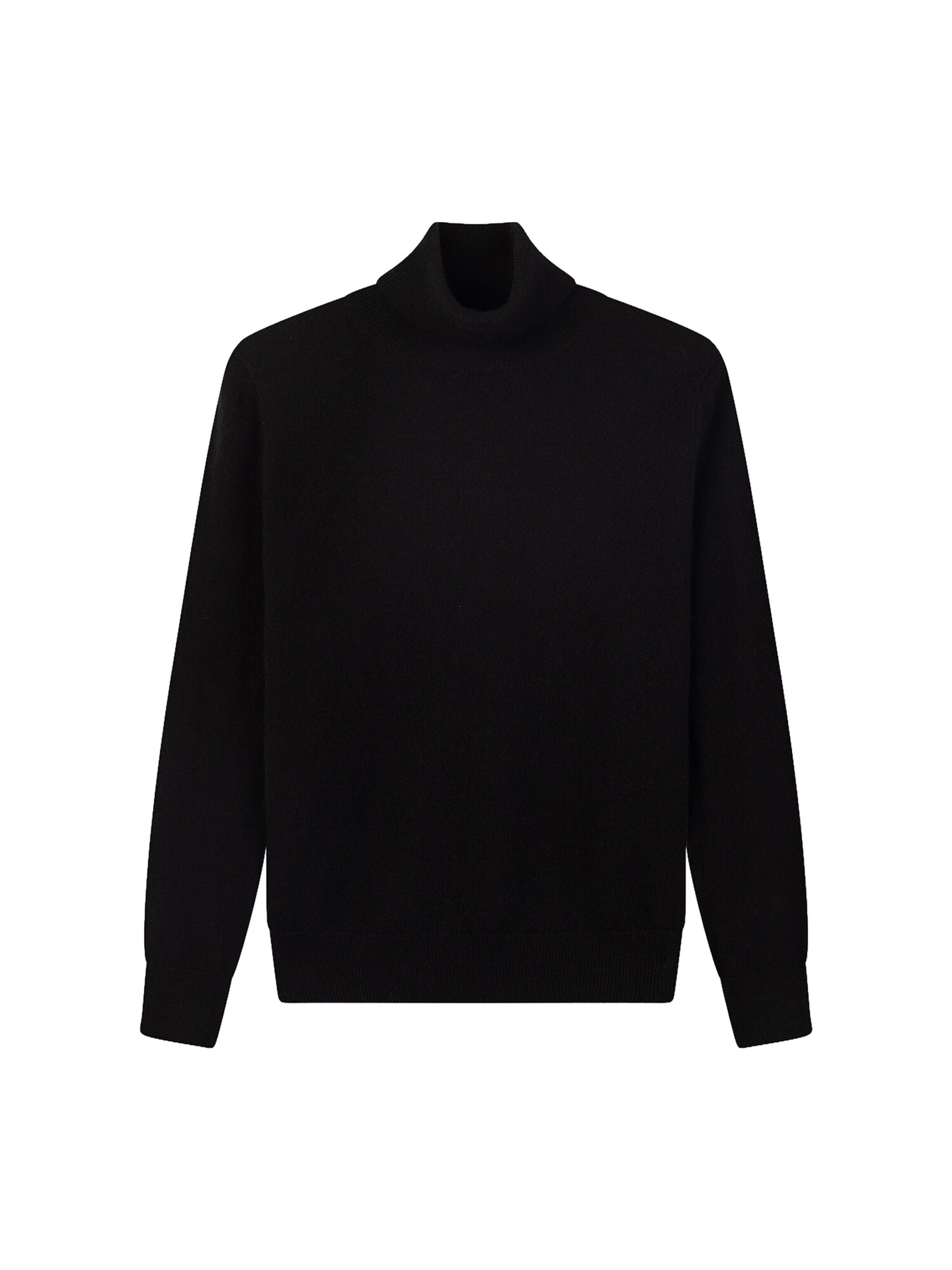 GOBI Cashmere Jersey 'Women's Timeless Cashmere Turtleneck Sweater' negro