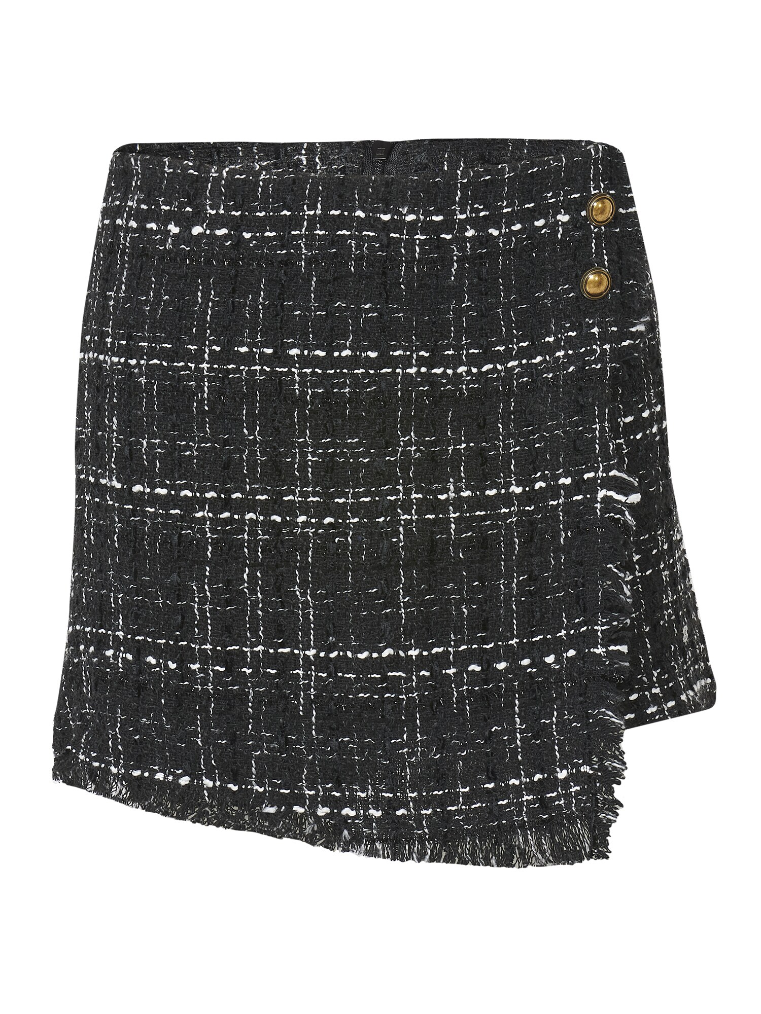 KOROSHI Fustă  negru / alb