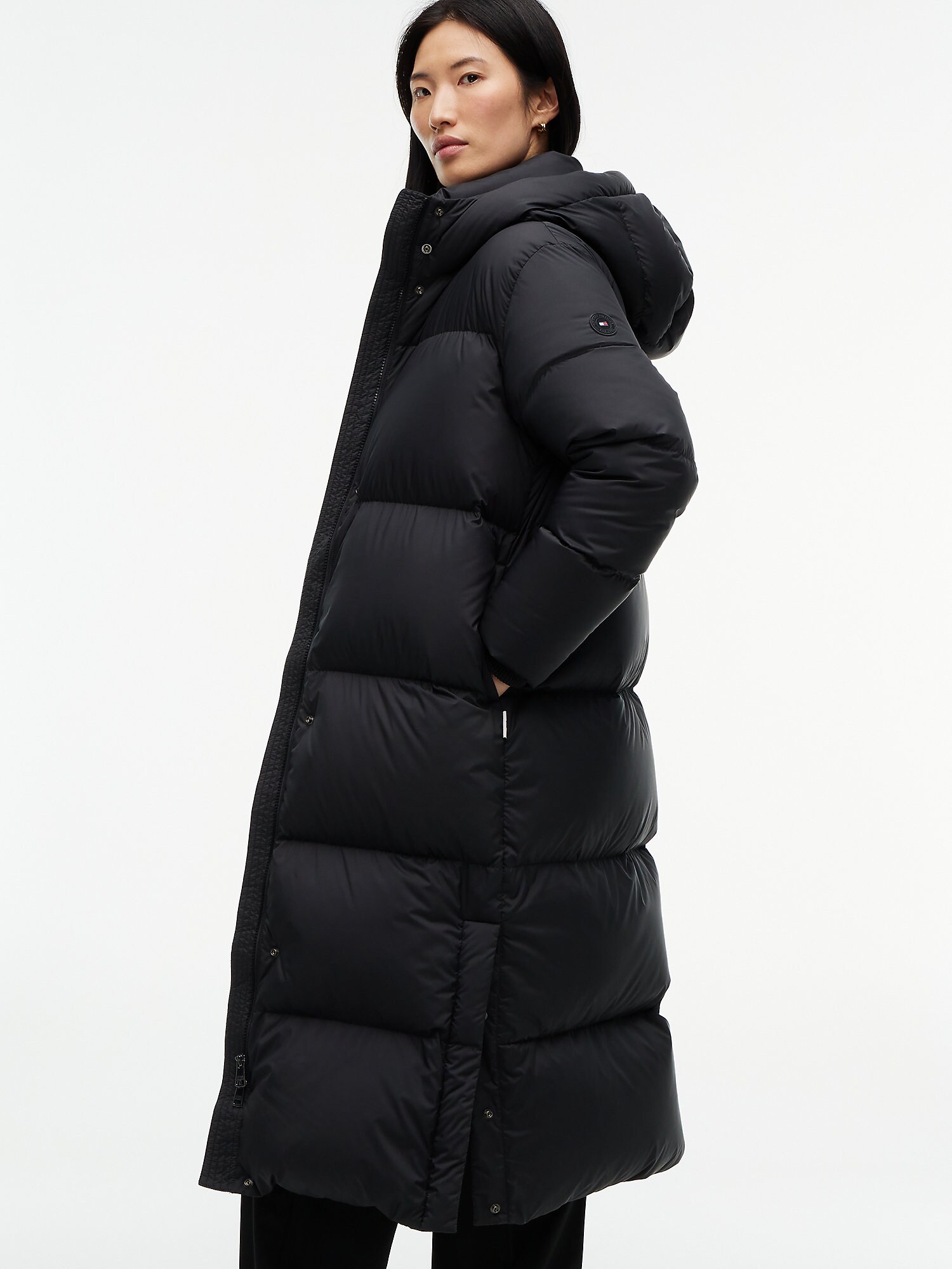 TOMMY HILFIGER Abrigo de invierno negro – imagen 8