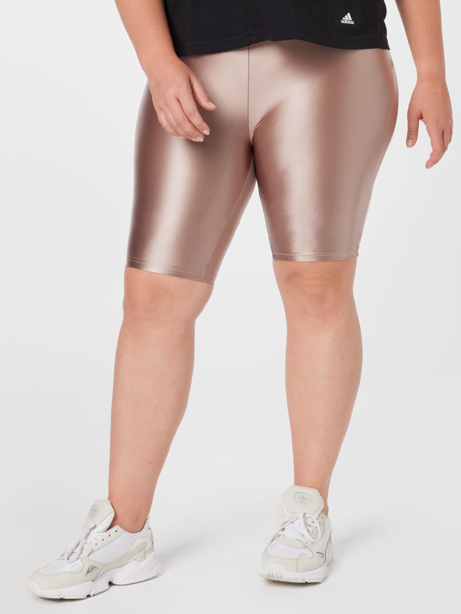 Urban Classics Leggings  rózsa / fekete termék 2. képe