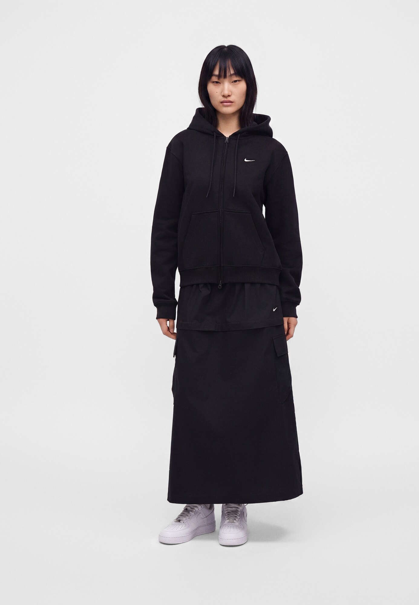 Nike Sportswear Sudadera con cremallera 'Studio'  negro – imagen 8
