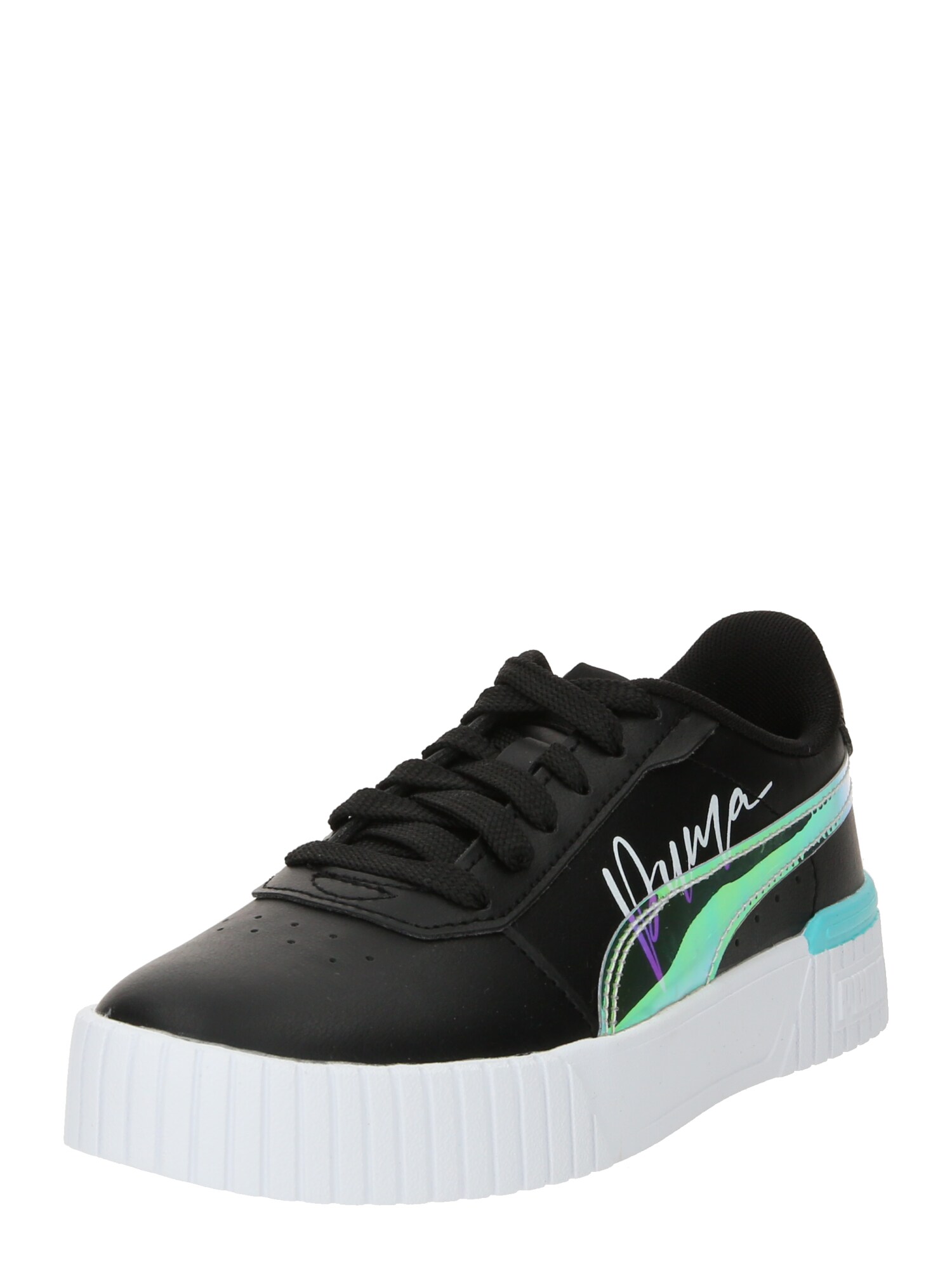 PUMA Сникърси 'Carina 2.0 Crystal Wings'  мента / оранжево / черно / бяло