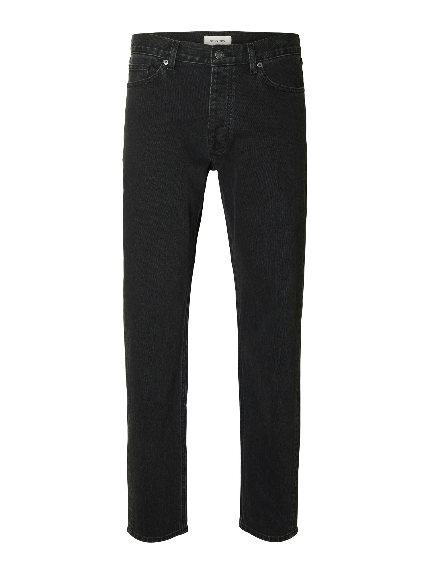 SELECTED Džínsy 'SLH175-BEN KORI'  čierny denim