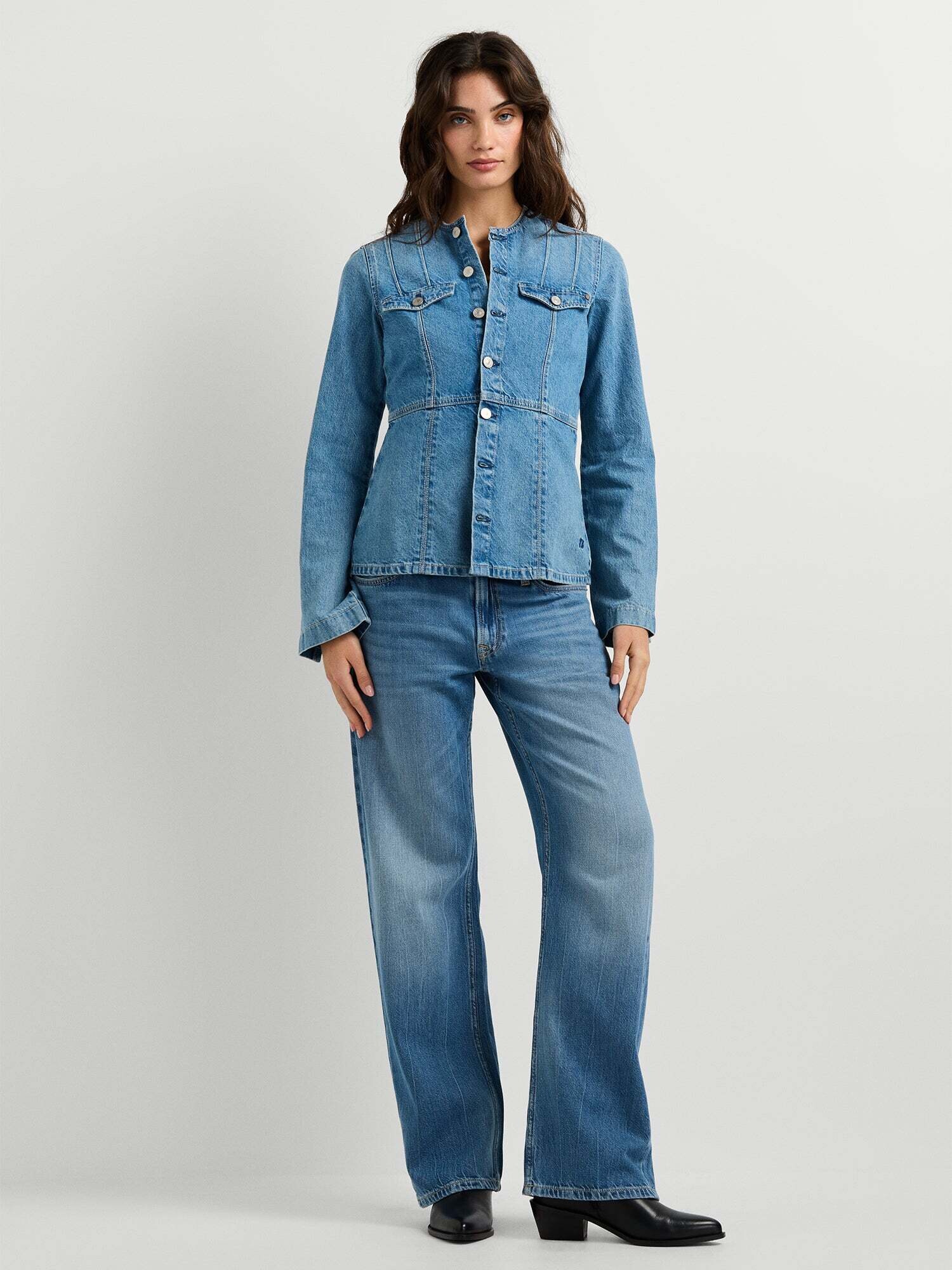 Pepe Jeans Chaqueta de entretiempo azul denim – imagen 3