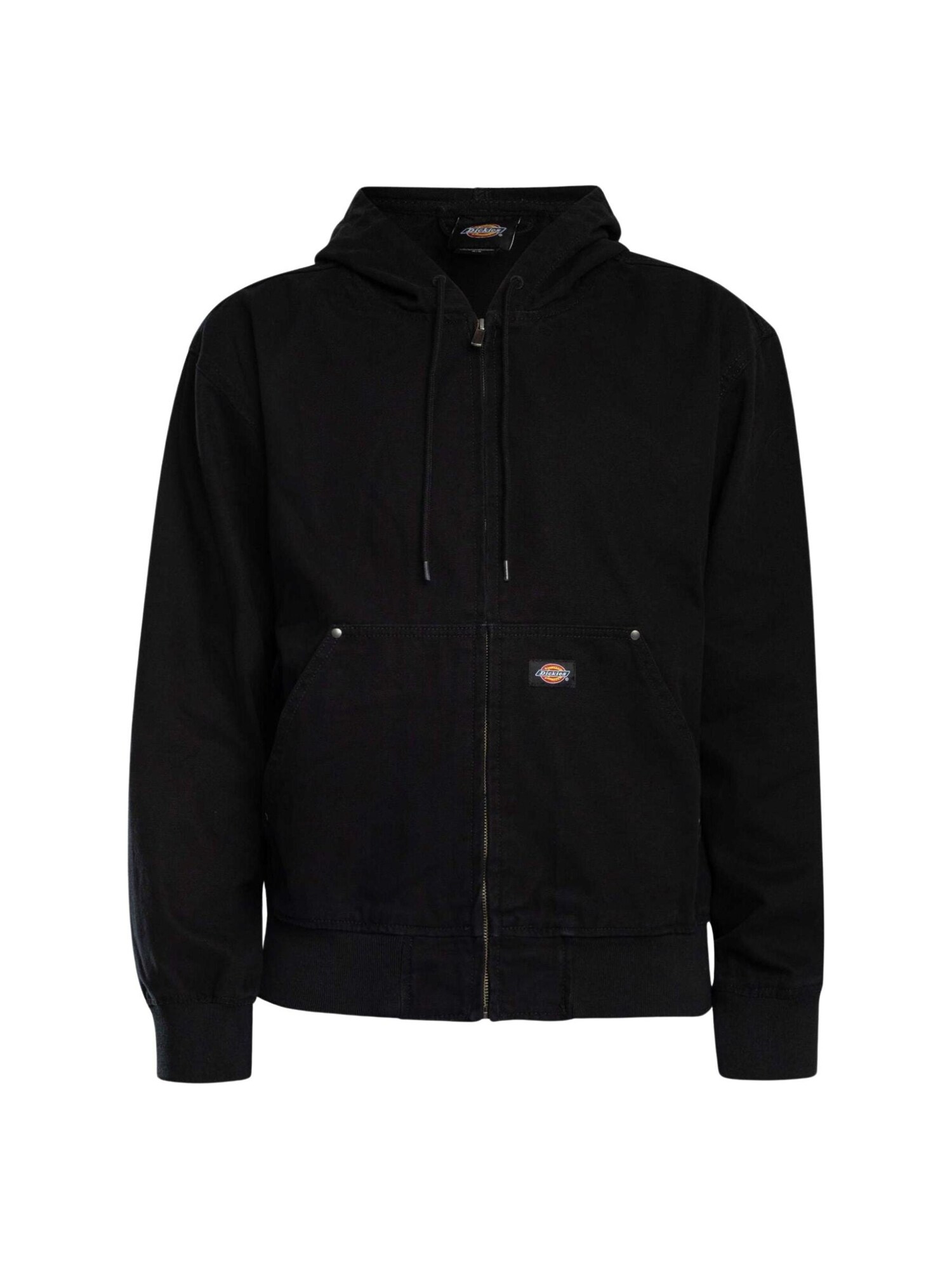 DICKIES Giacca di mezza stagione 'UNLINED CANVAS HOODED'  nero