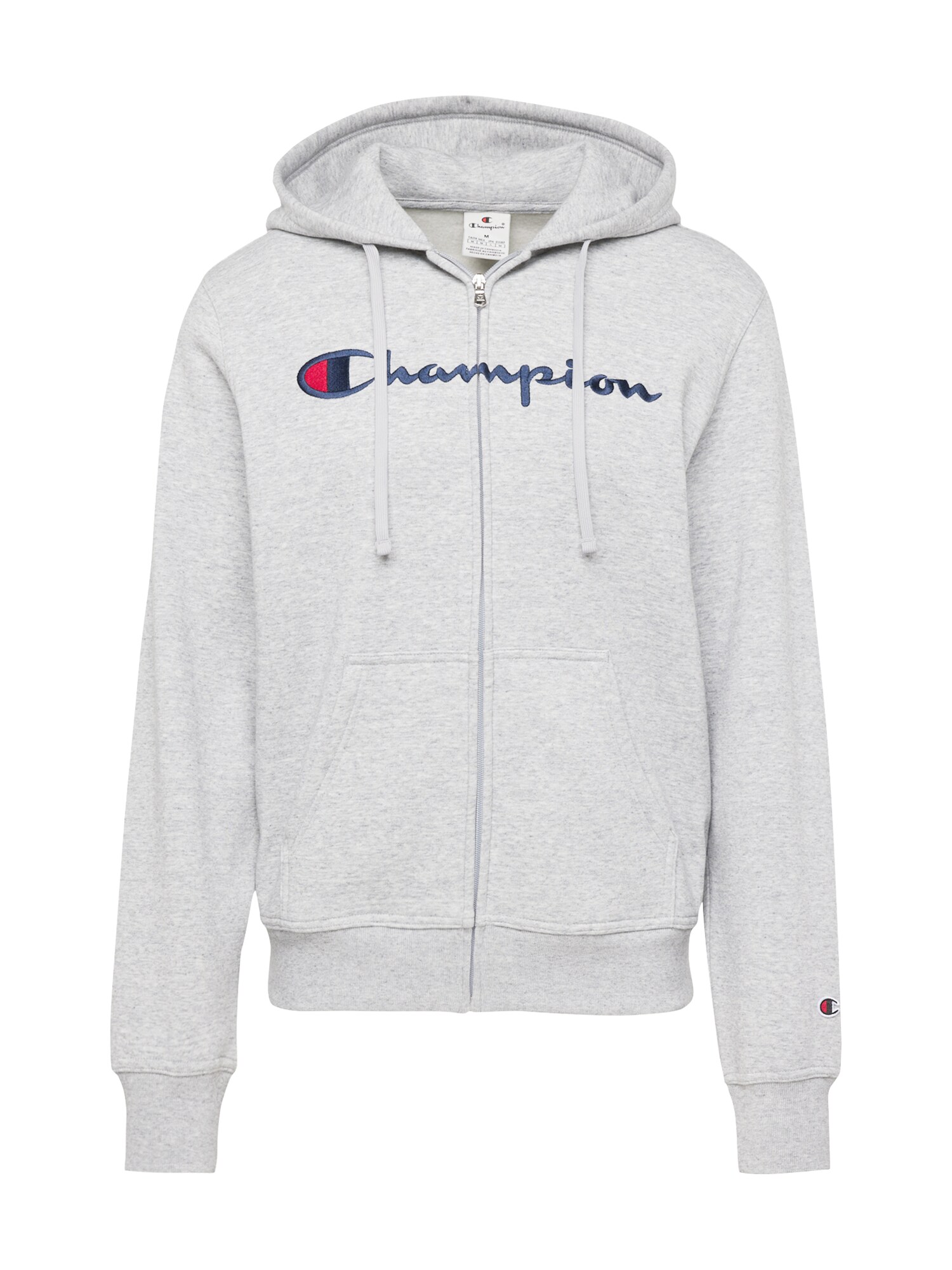 Champion Authentic Athletic Apparel Tepláková bunda  námornícka modrá / sivá melírovaná / červená