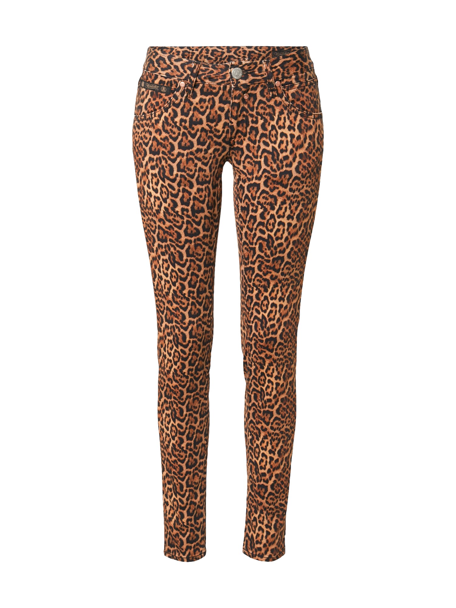 Herrlicher Pantaloni  Bej / Maro / Negru