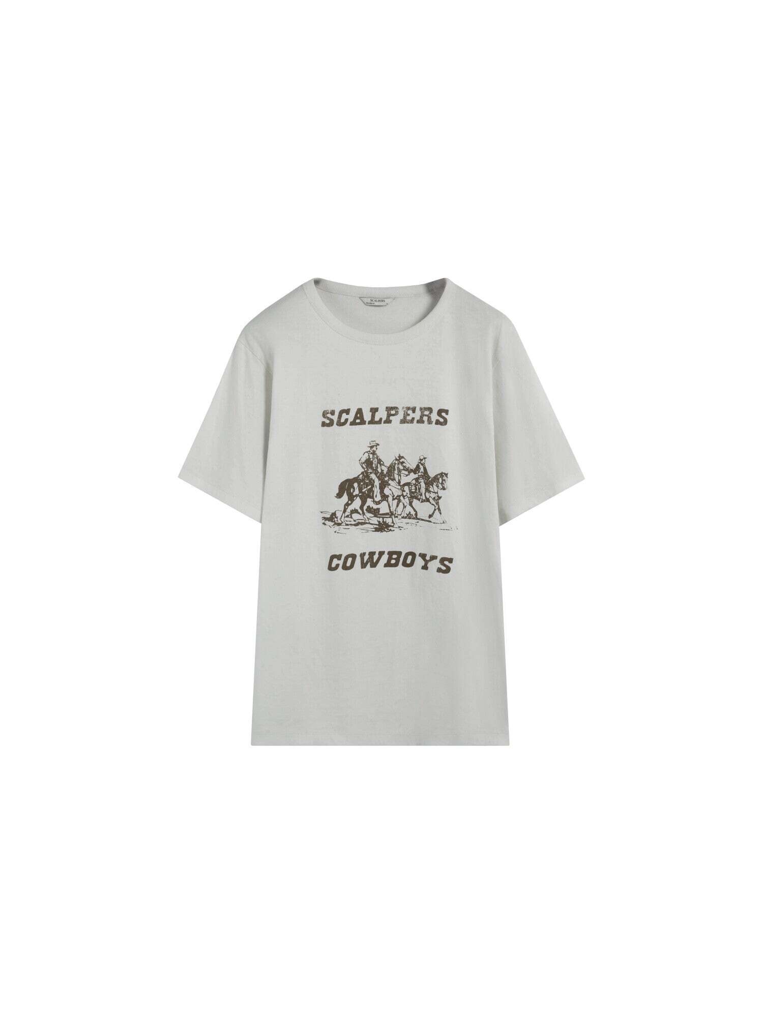 Scalpers Tricou Wboys  gri / gri metalic