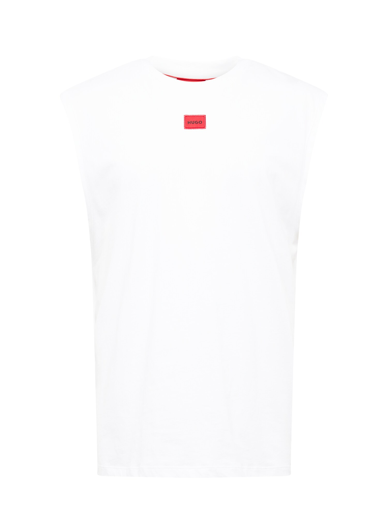 HUGO Marškinėliai 'Dankto241' raudona / balta